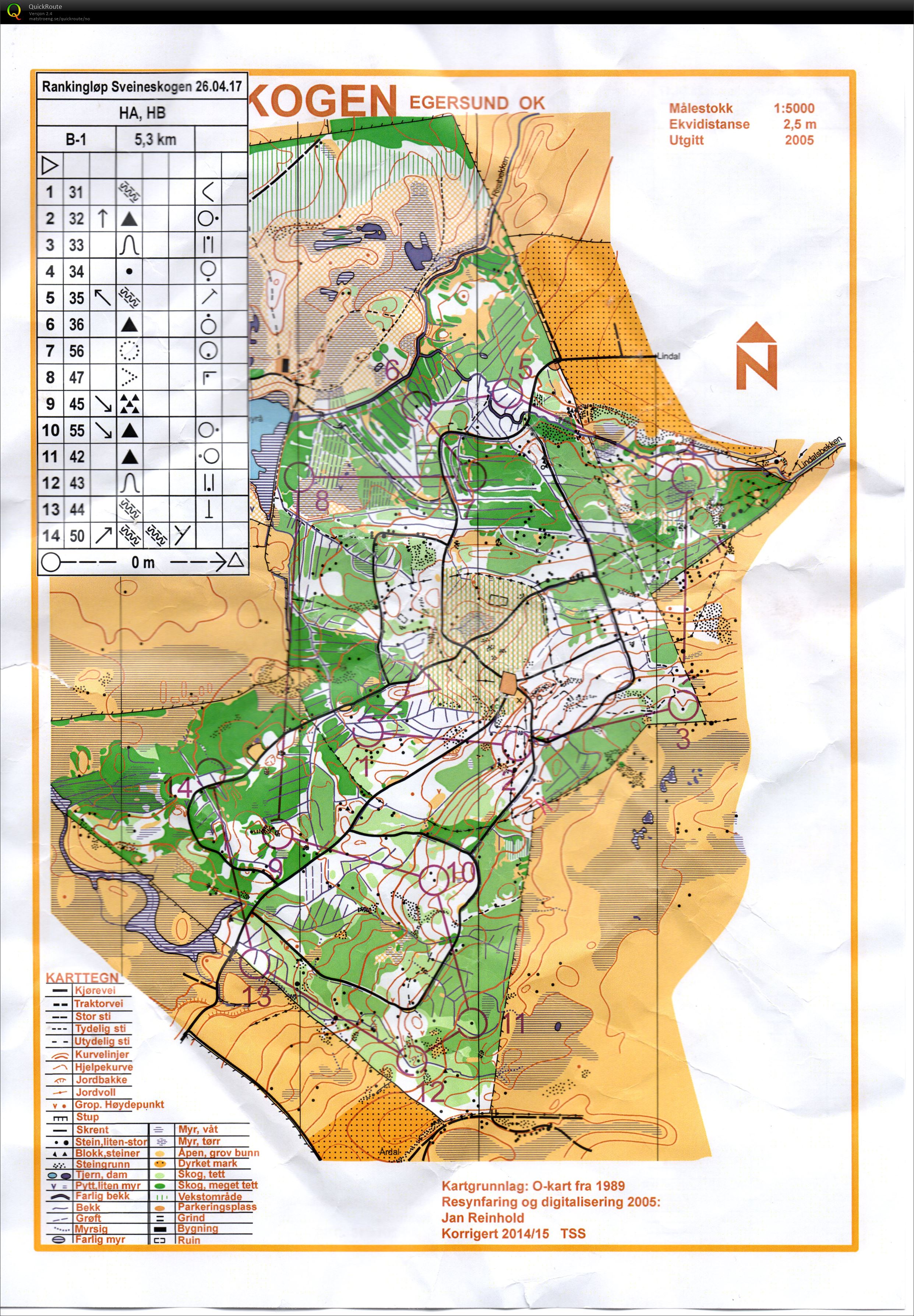 Bedriftsløp nr 4 Sør Rogaland del 1 (26-04-2017)