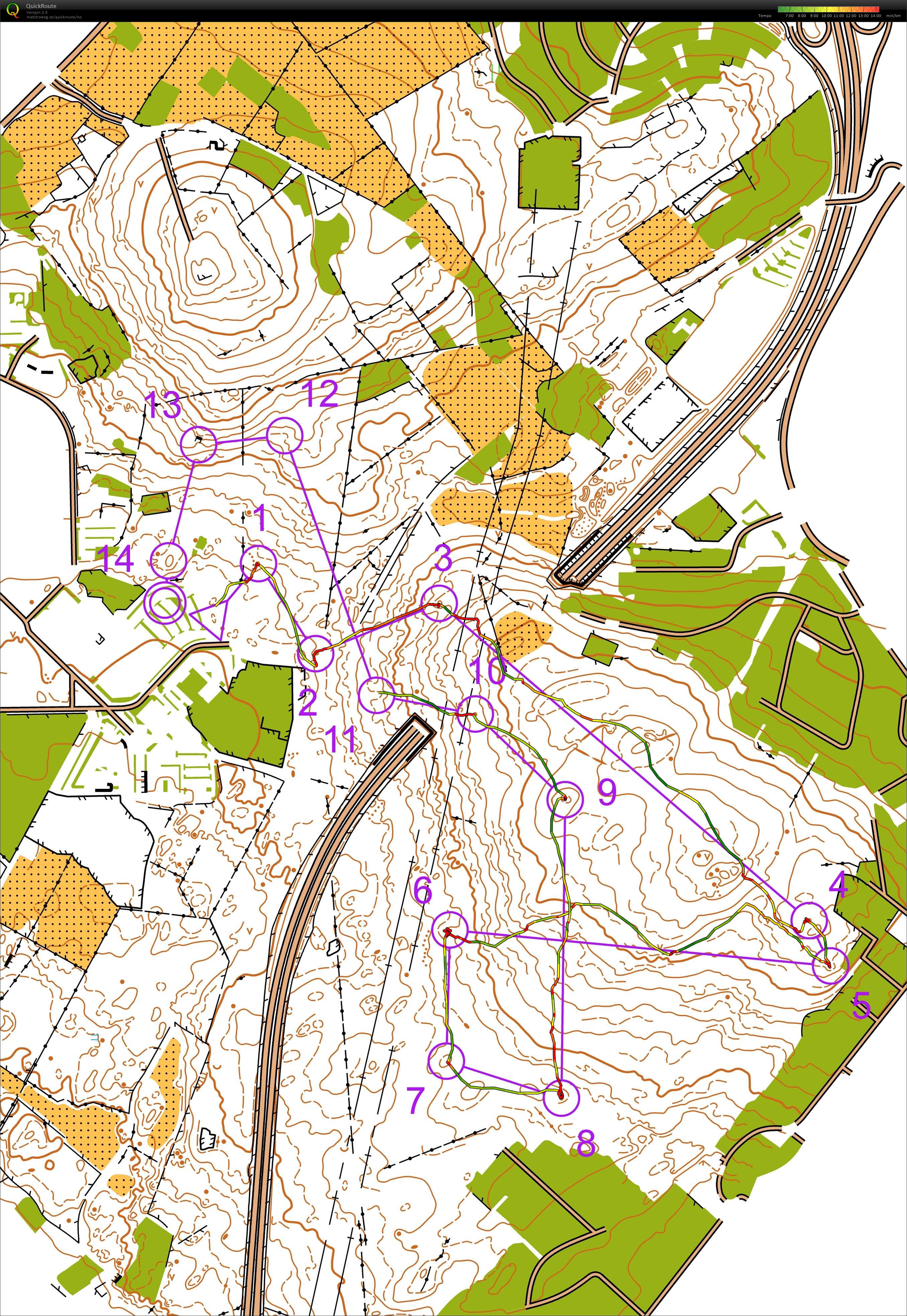 Wang kurve og kompass (14.05.2018)