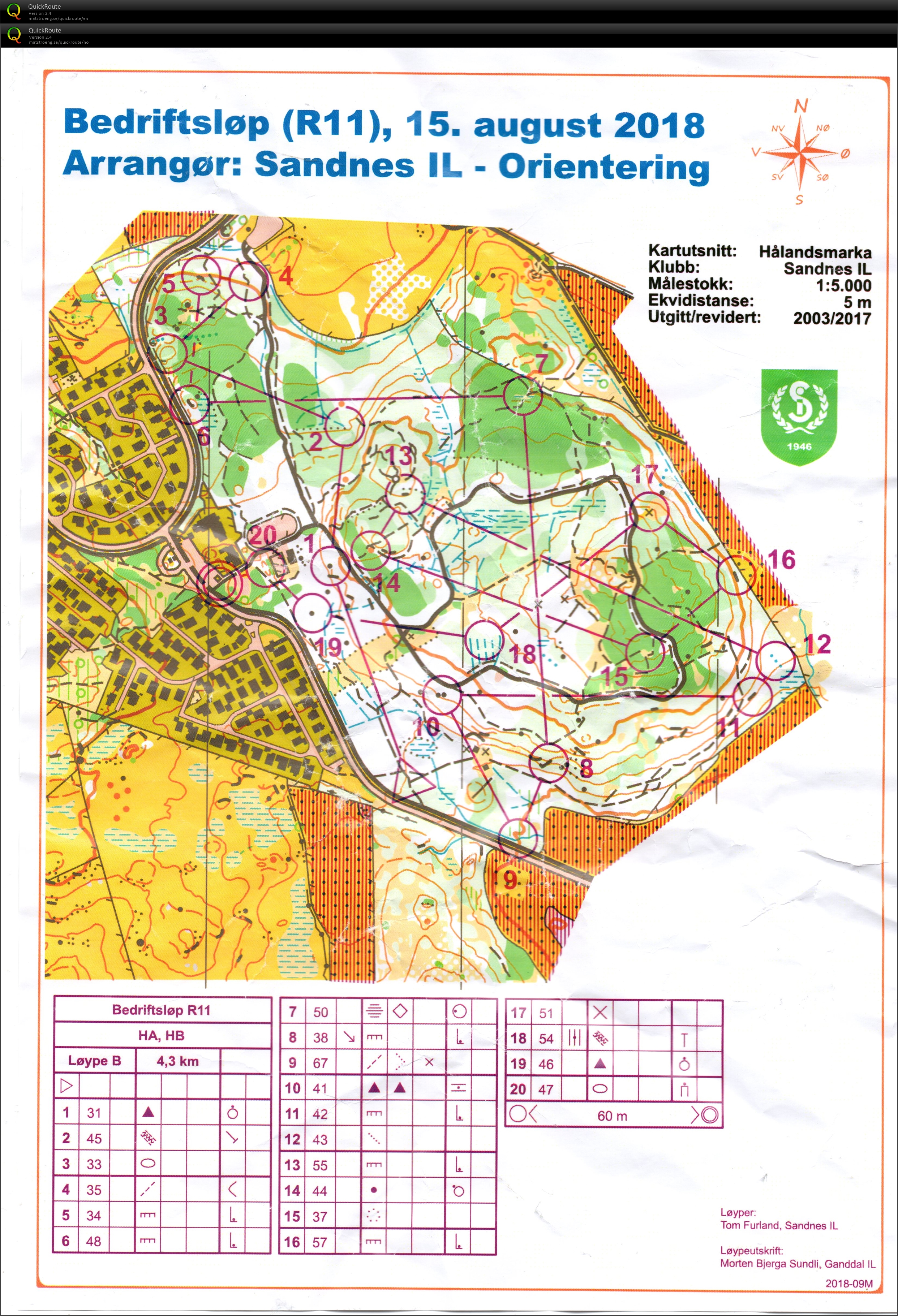 Bedriftsløp 11 (15.08.2018)