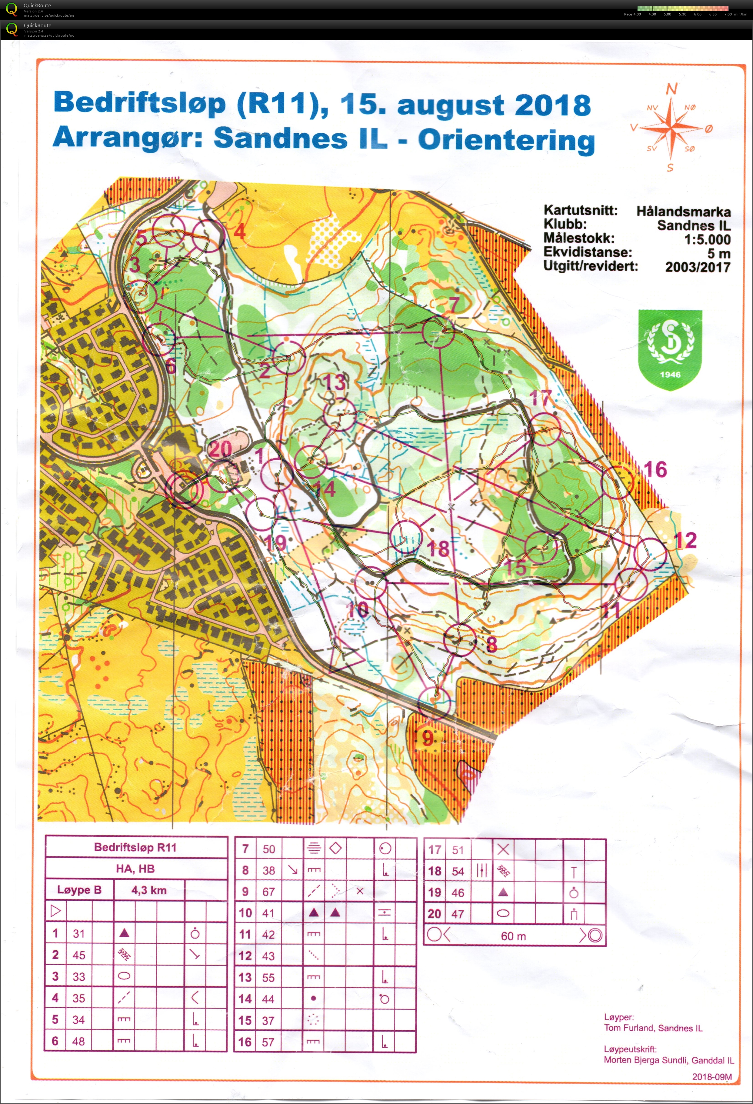 Bedriftsløp 11 (15.08.2018)
