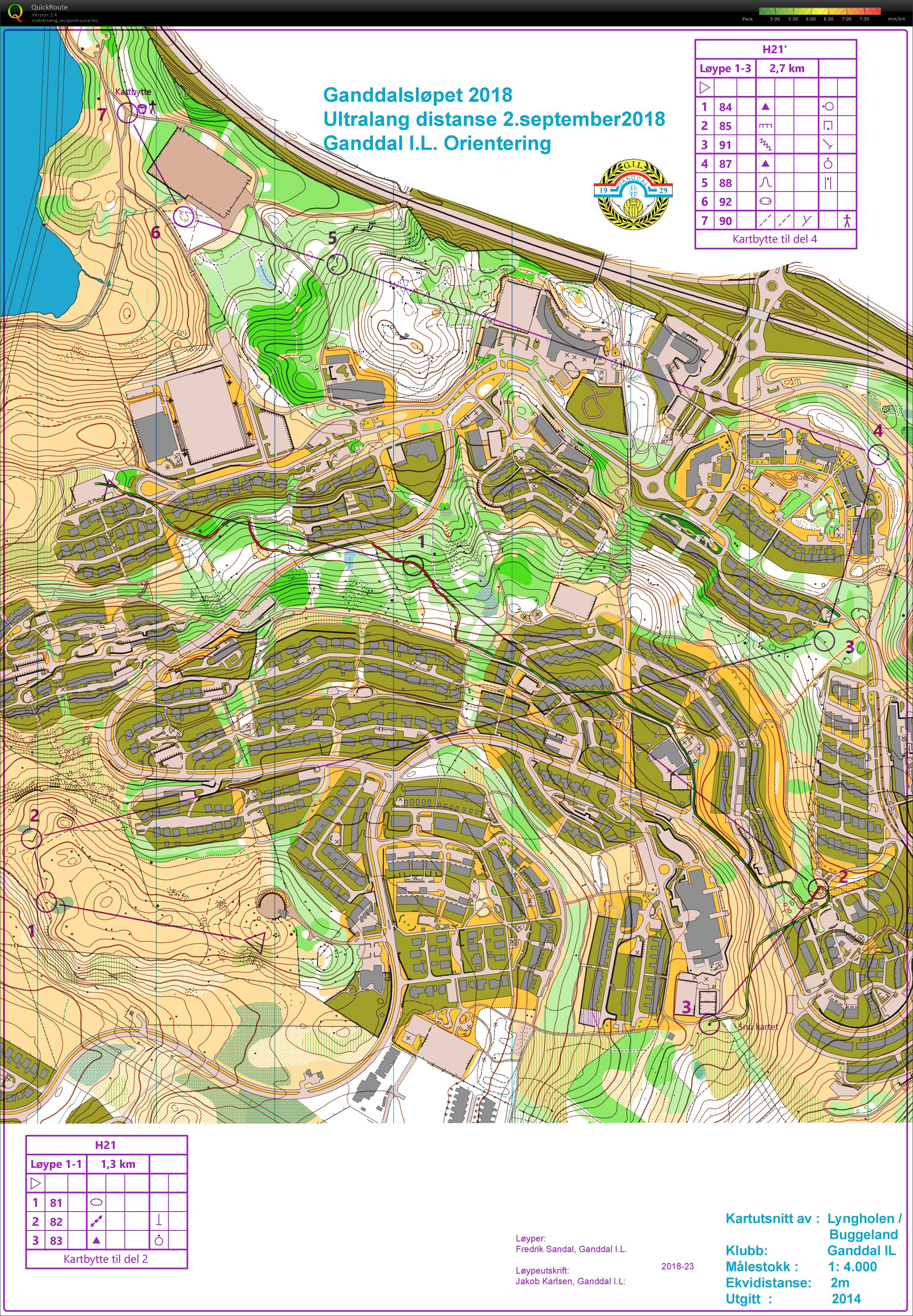 Ganddalsløpet - Del 1 (2018-09-02)