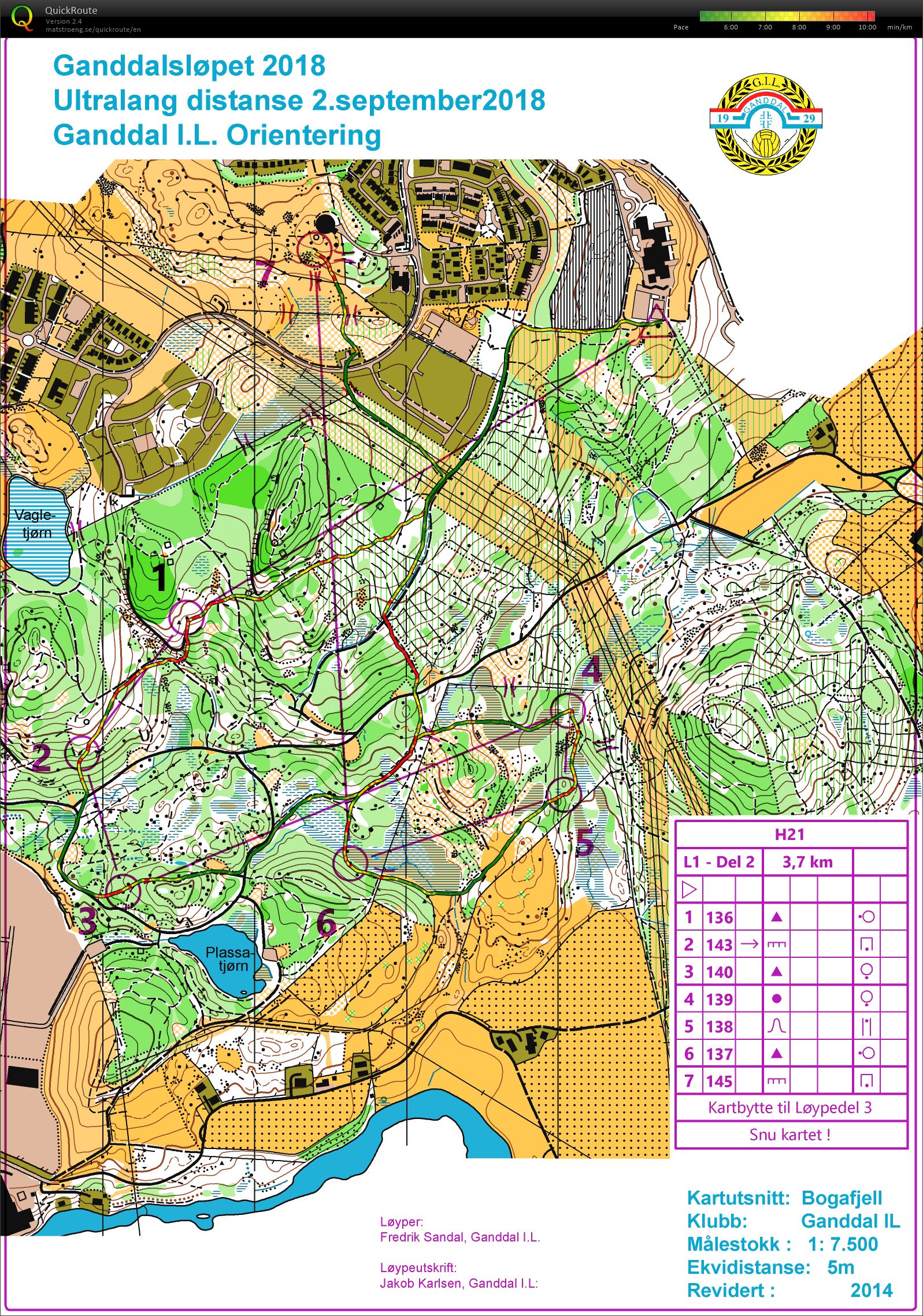 Ganddalsløpet - Del 2 (2018-09-02)