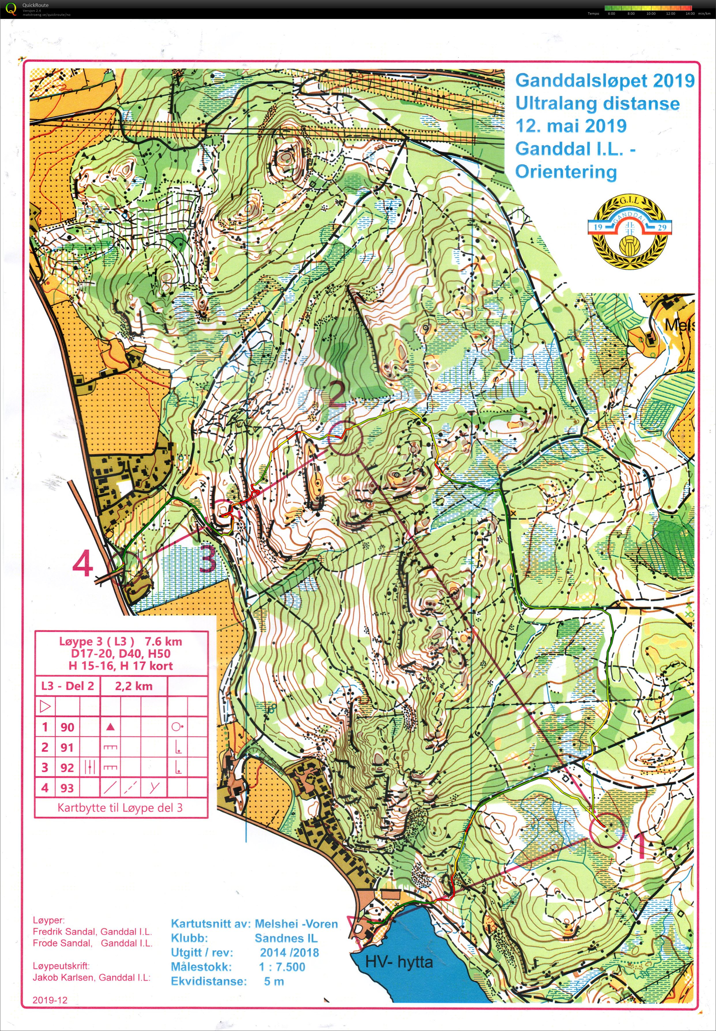 Ganddalsløpet del 2 H50 (12-05-2019)