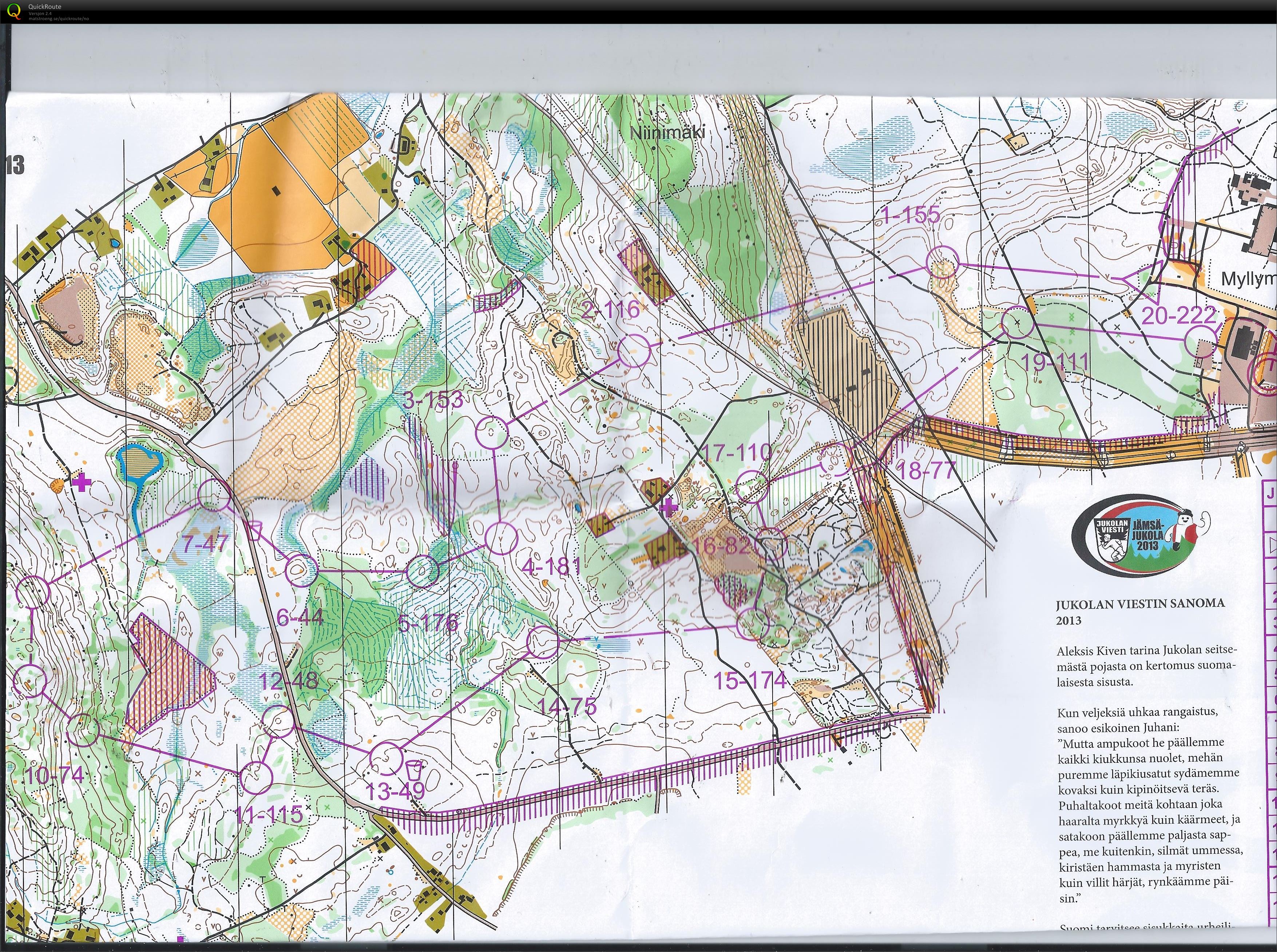 Jukola 5. etappe (16.06.2013)