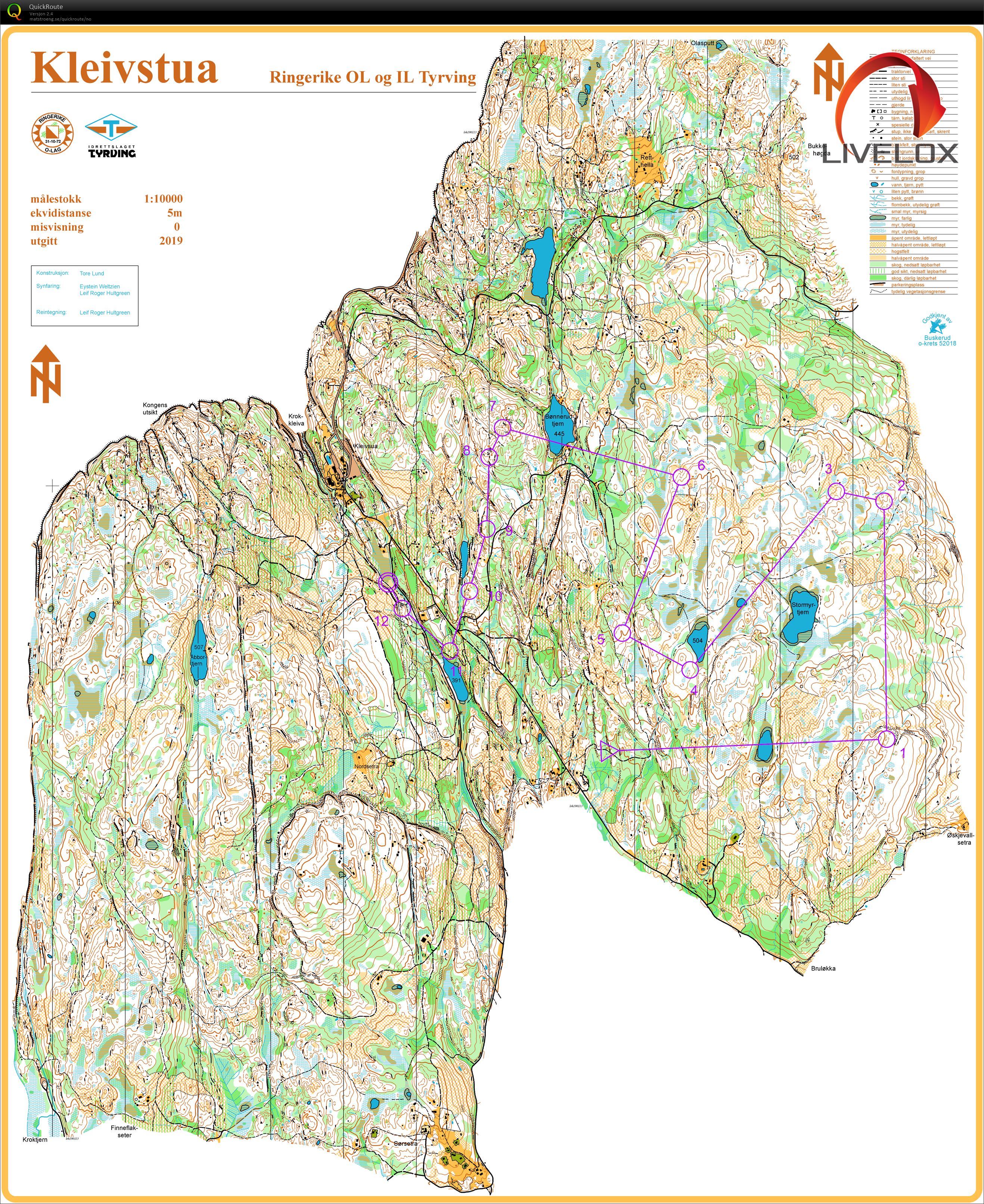 Veteranmesterskapet Lang H50 (07.09.2019)