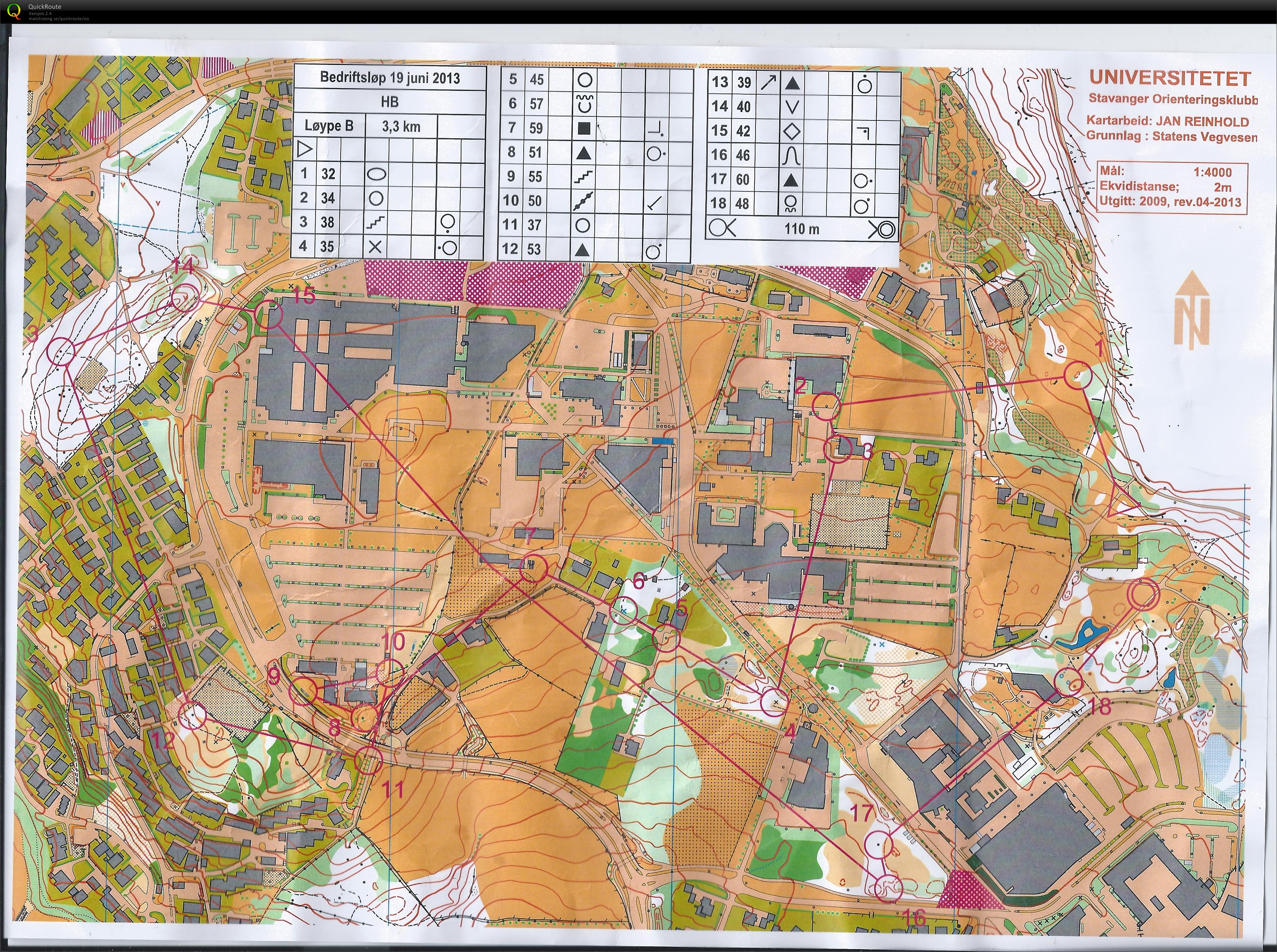 Bedriftsløp nr 10 - Universitetet Stavanger (19.06.2013)