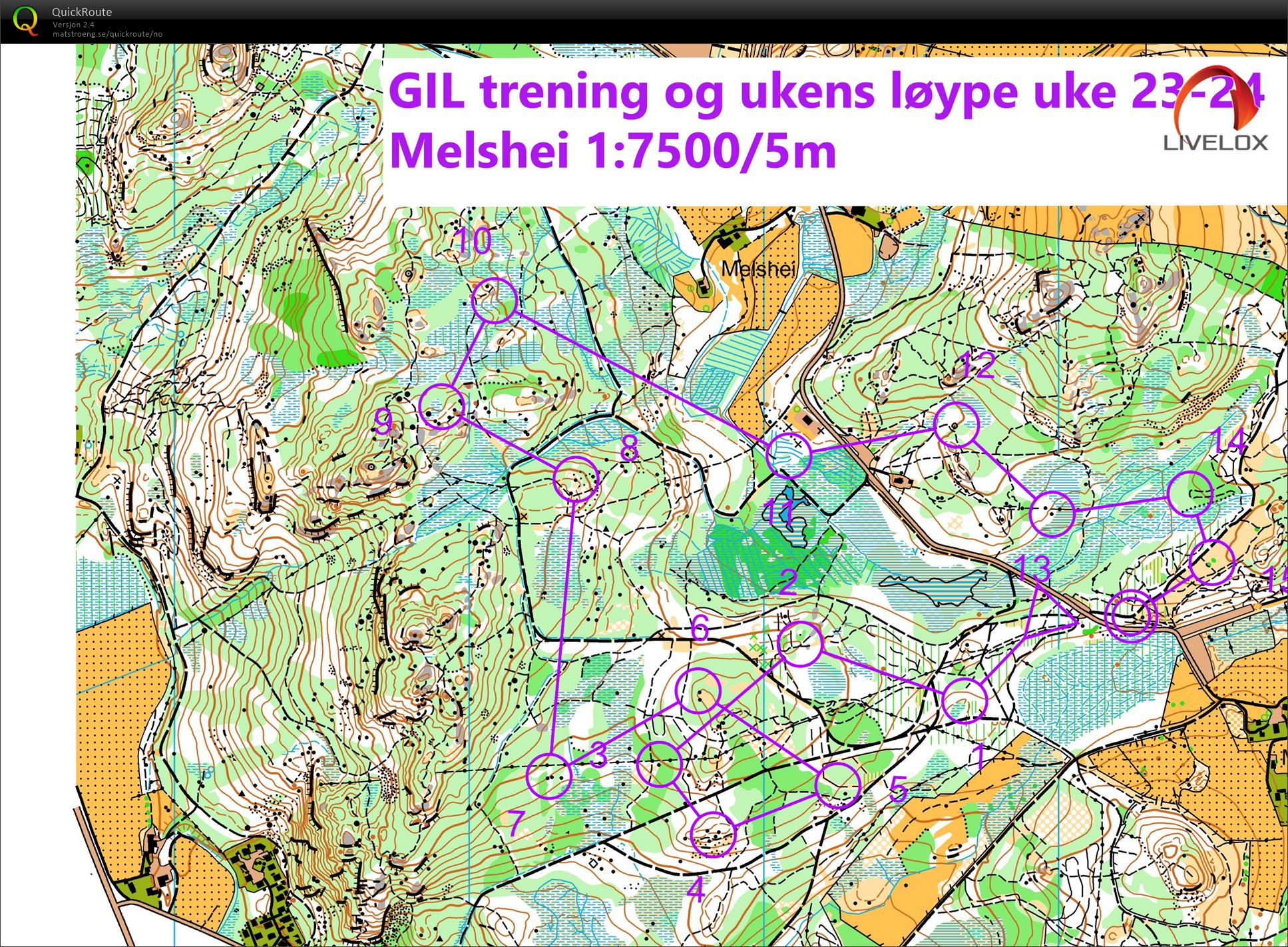 Ukens løype GIL (01-06-2020)