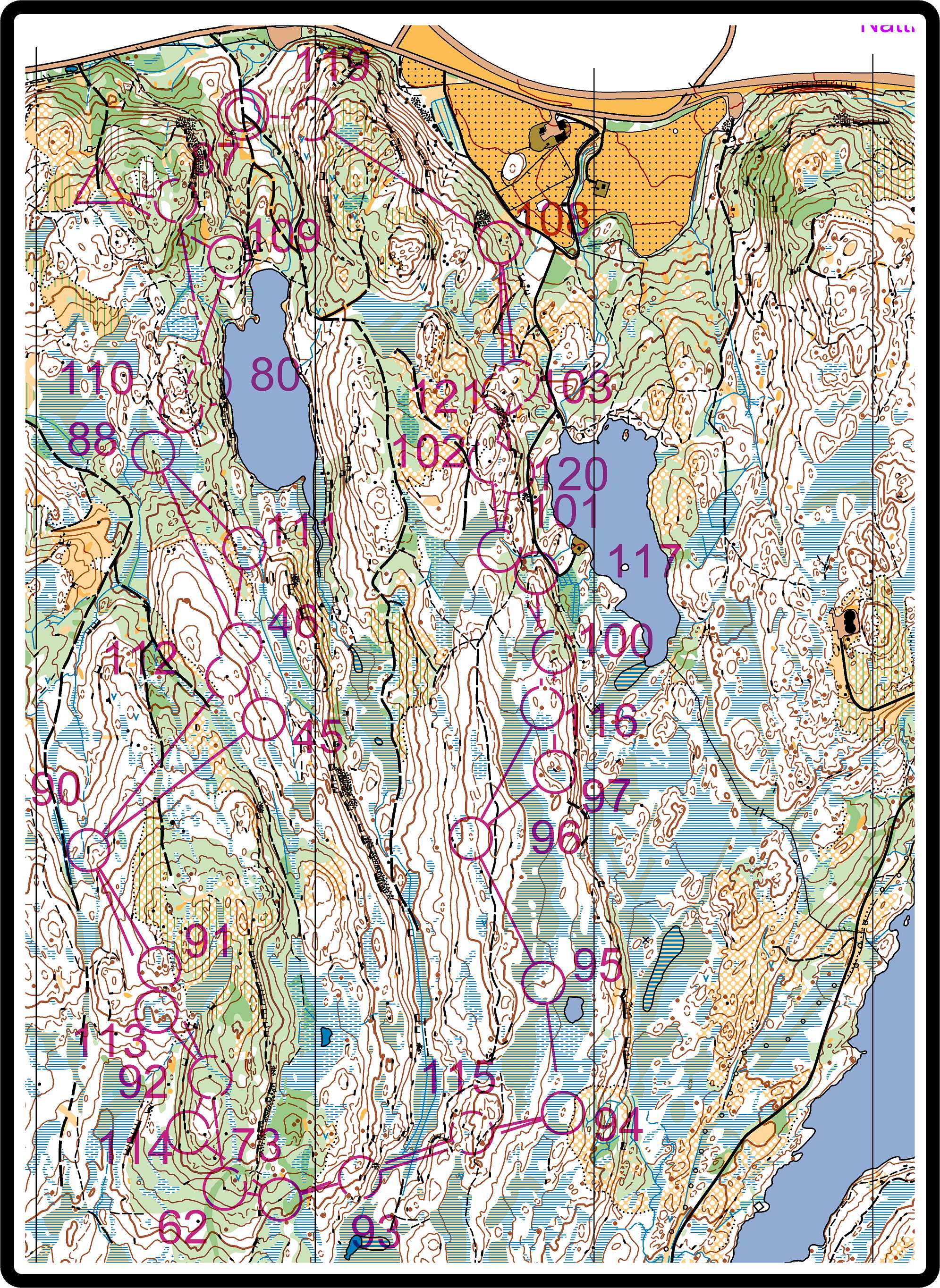 Nattrennn Malvikmarka (18-02-2021)