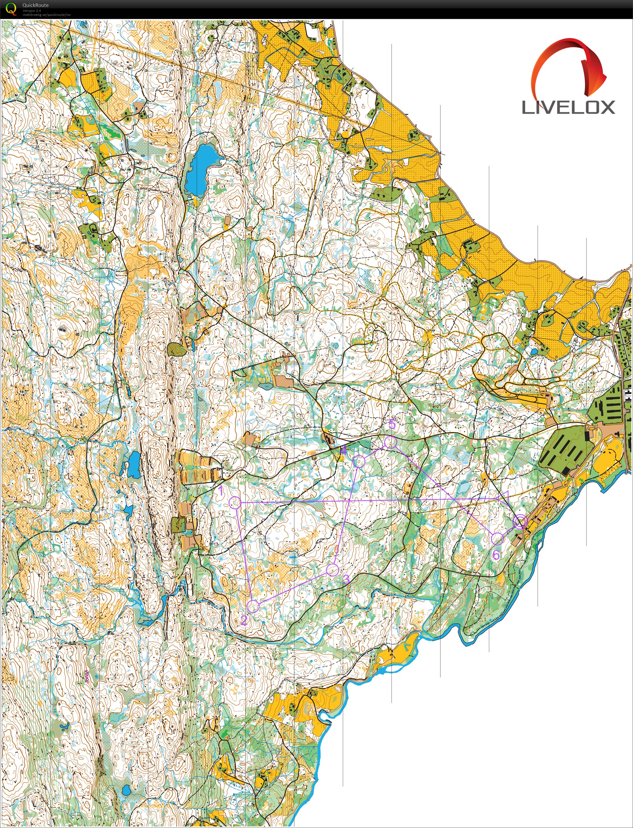 O-Festivalen Dagens løype (26-06-2021)