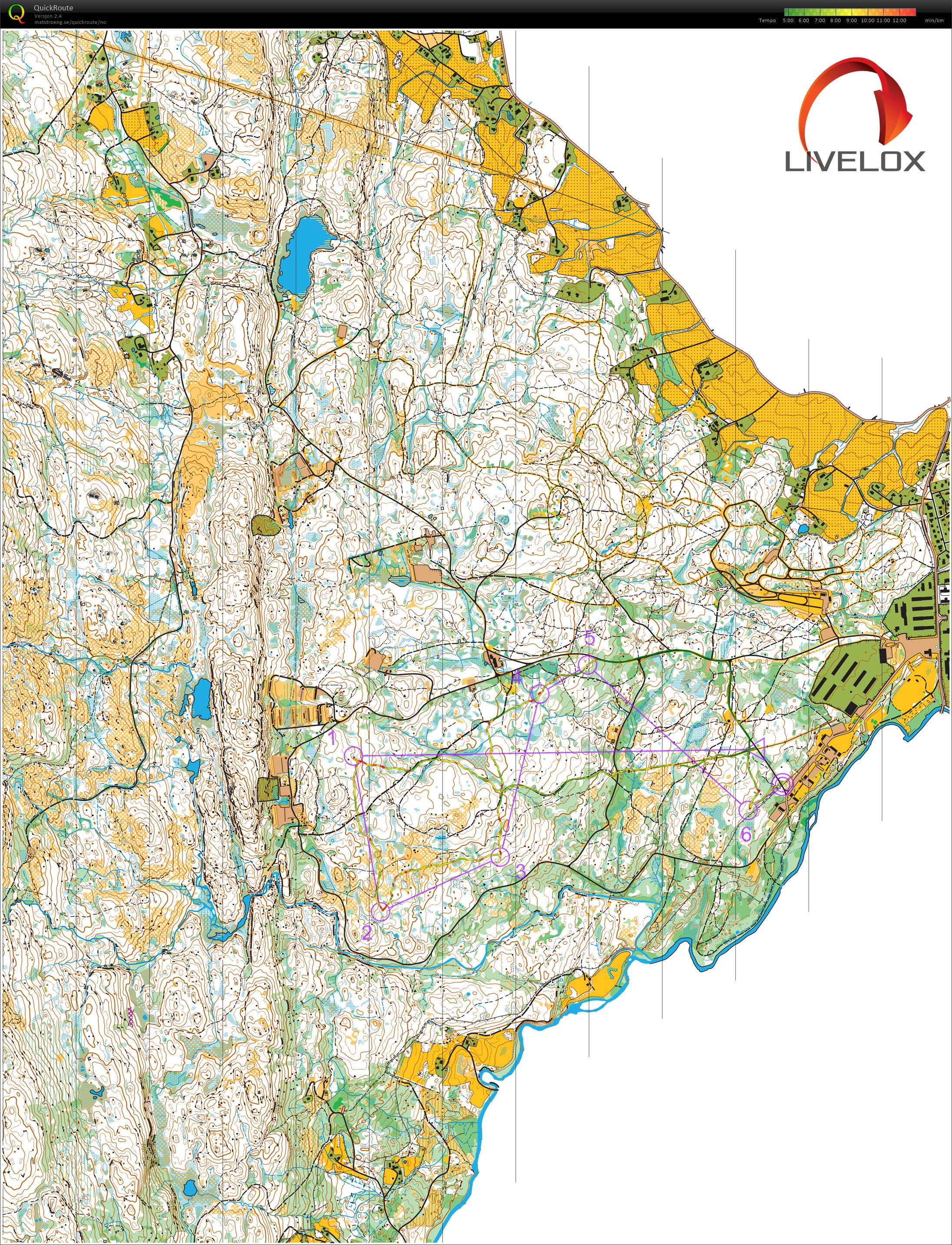 O-Festivalen Dagens løype (26-06-2021)