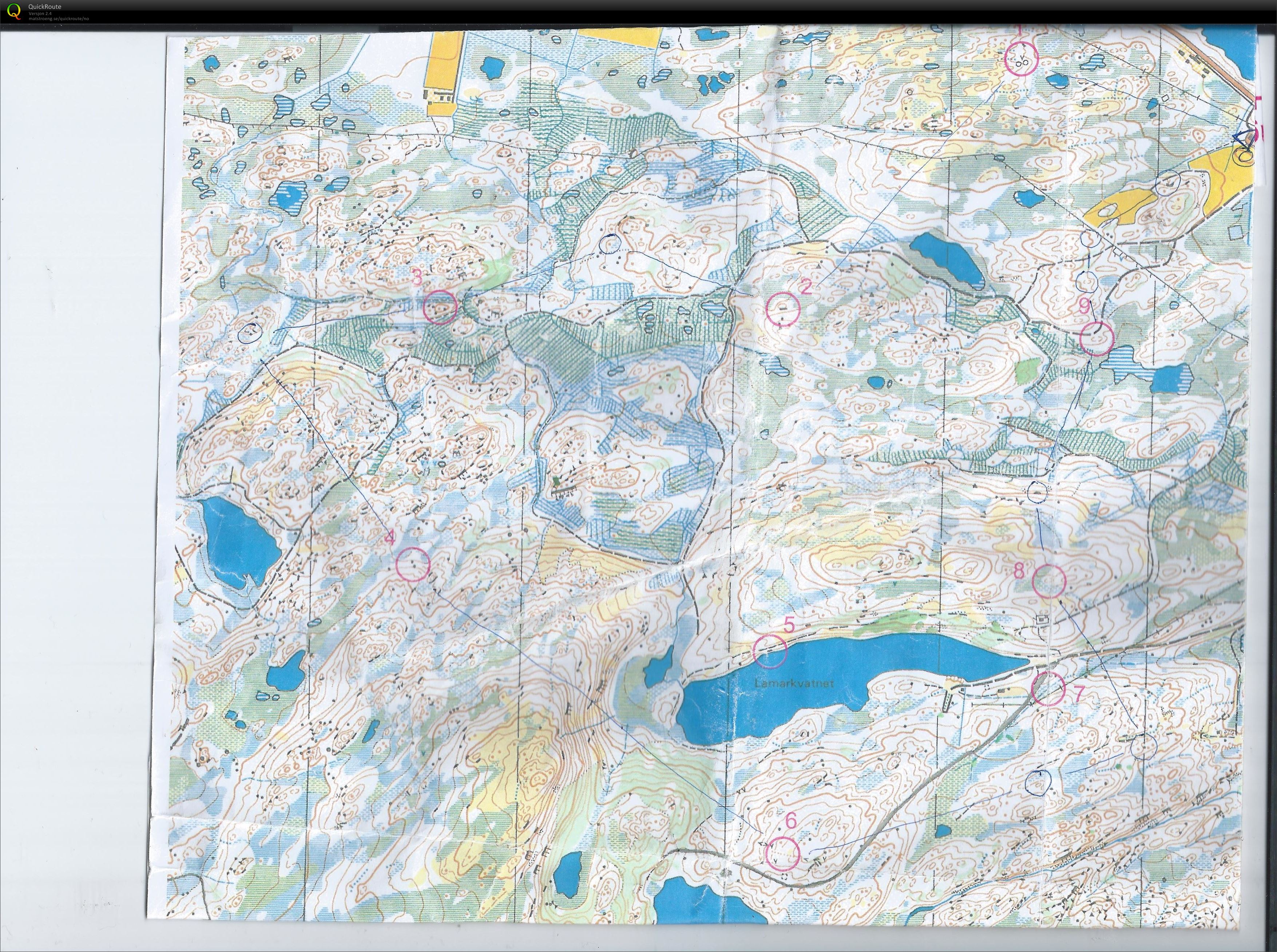 Løpetur i fint terreng (17-07-2013)