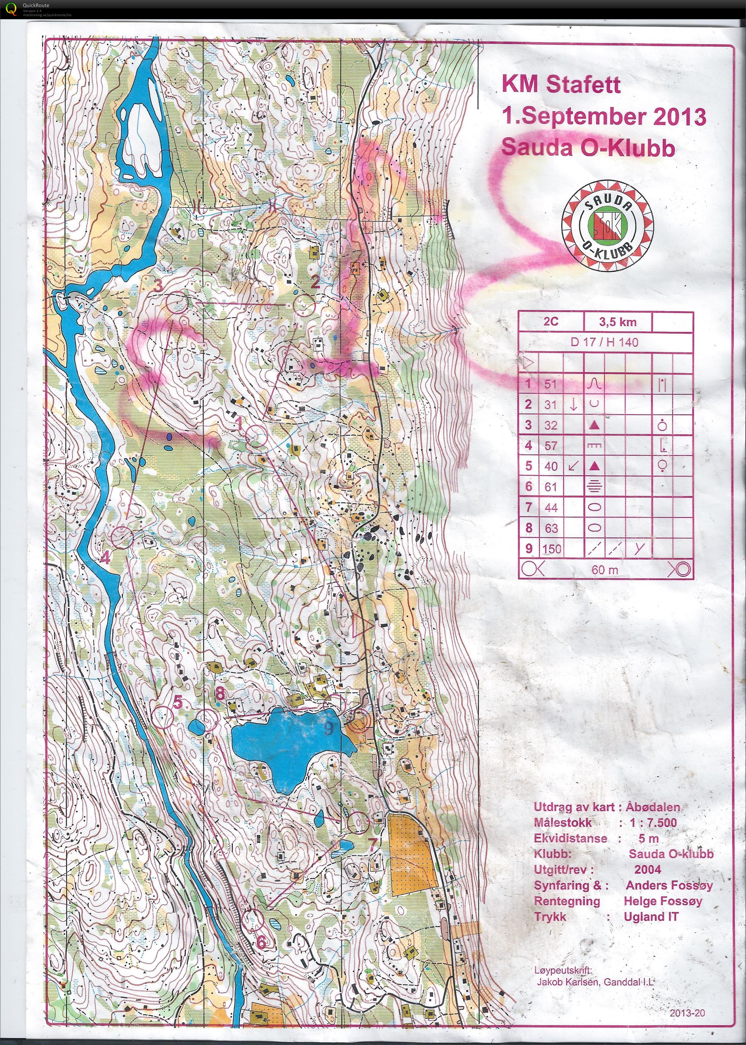 KM Stafett Rogaland H140 (2013-09-01)