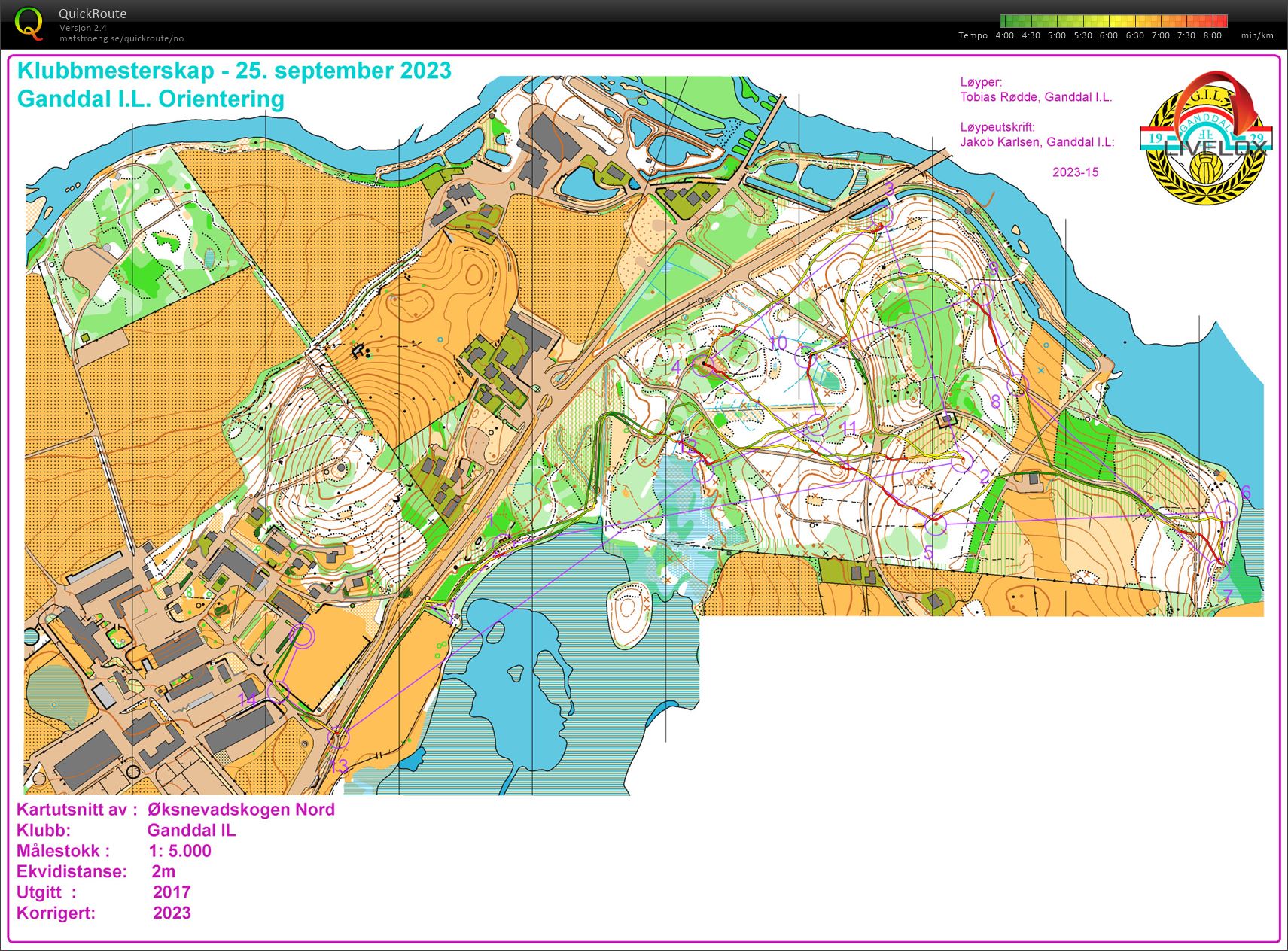 Klubbmesterskap GIL Orientering (25.09.2023)