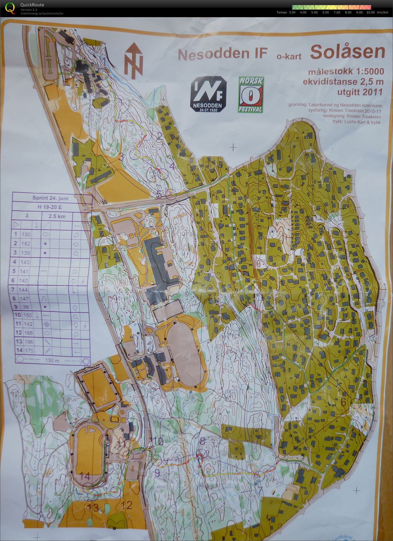 O-festivalen, CC sprint (24.06.2011)