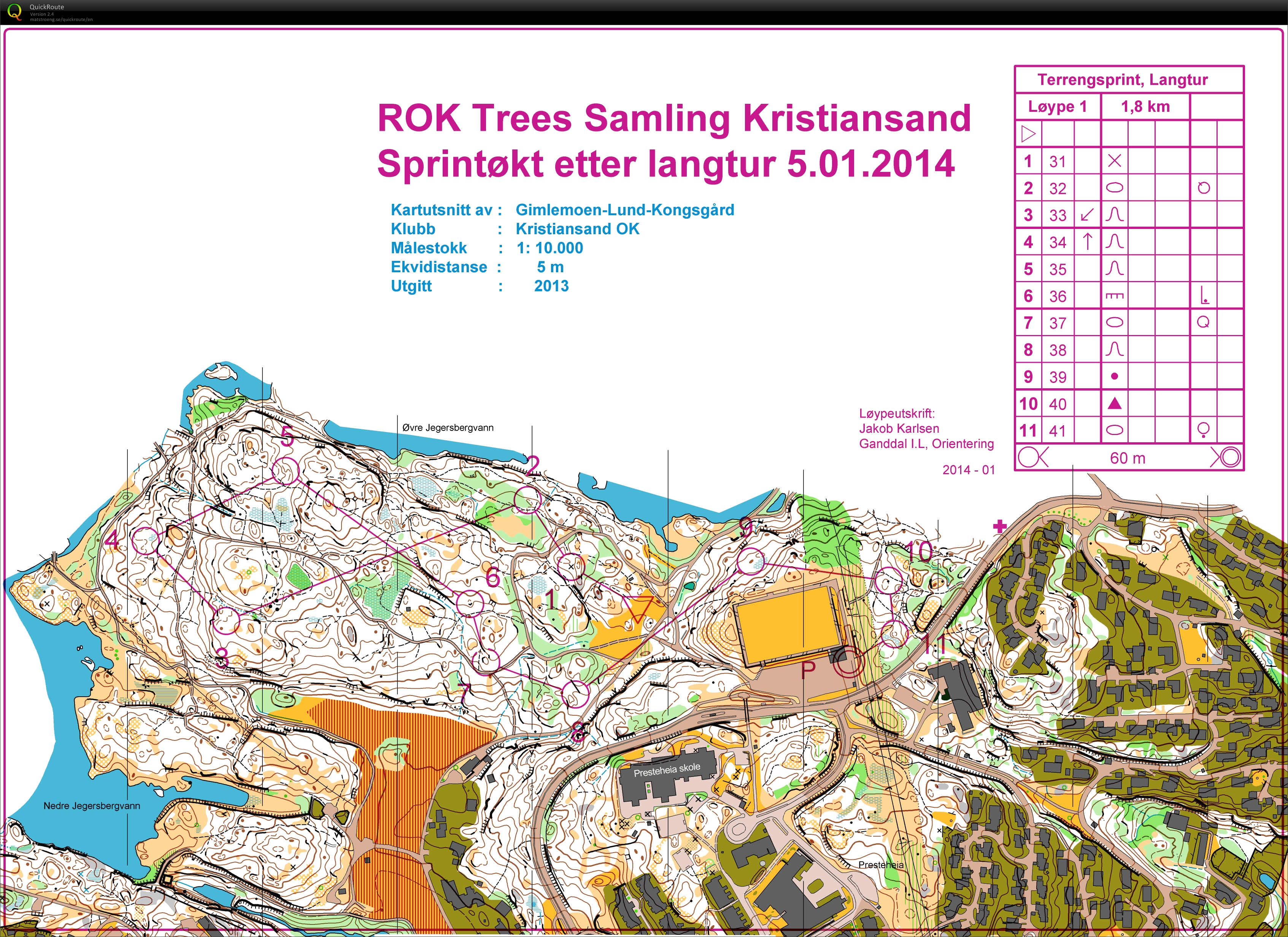 Kristiansand rok TREES sprint etter langtur (2014-01-05)