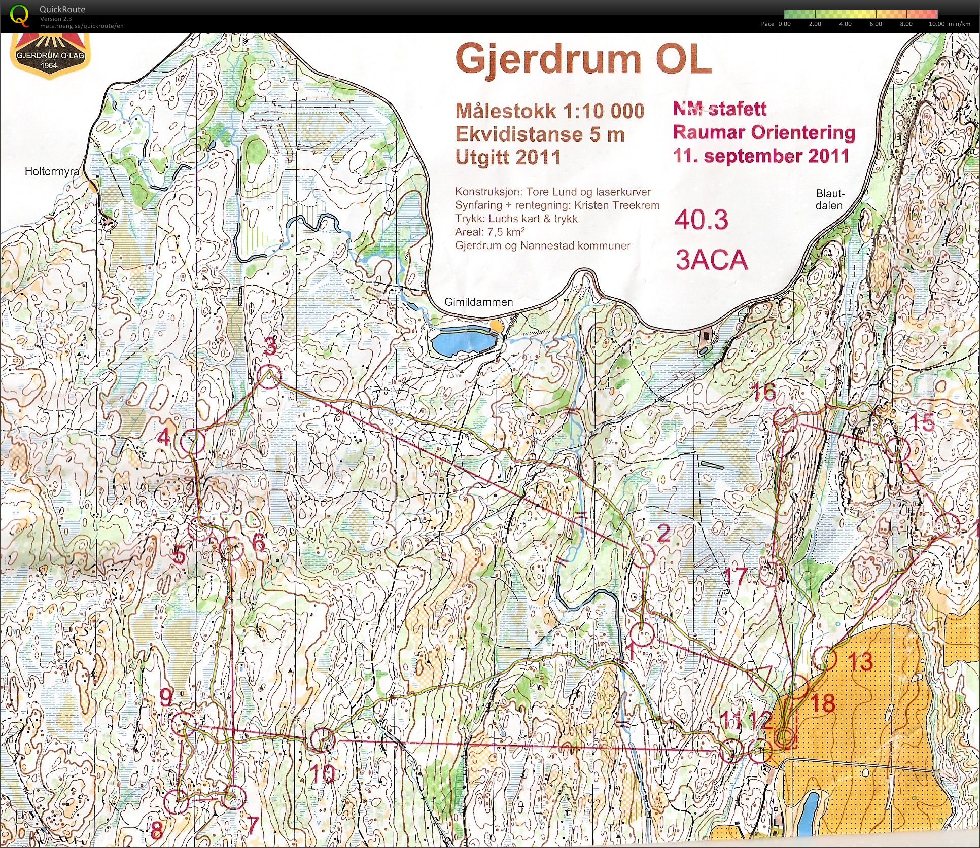 NM stafett (11/09/2011)