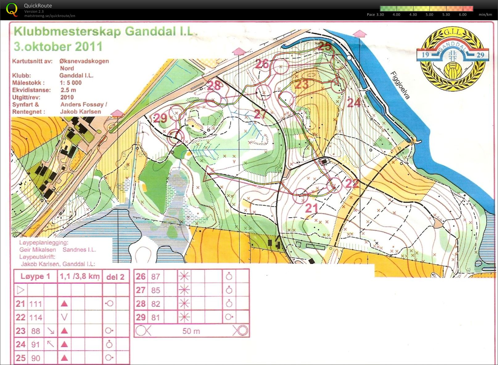 Klubbmesterskap Ganddal, del 2 (03/10/2011)