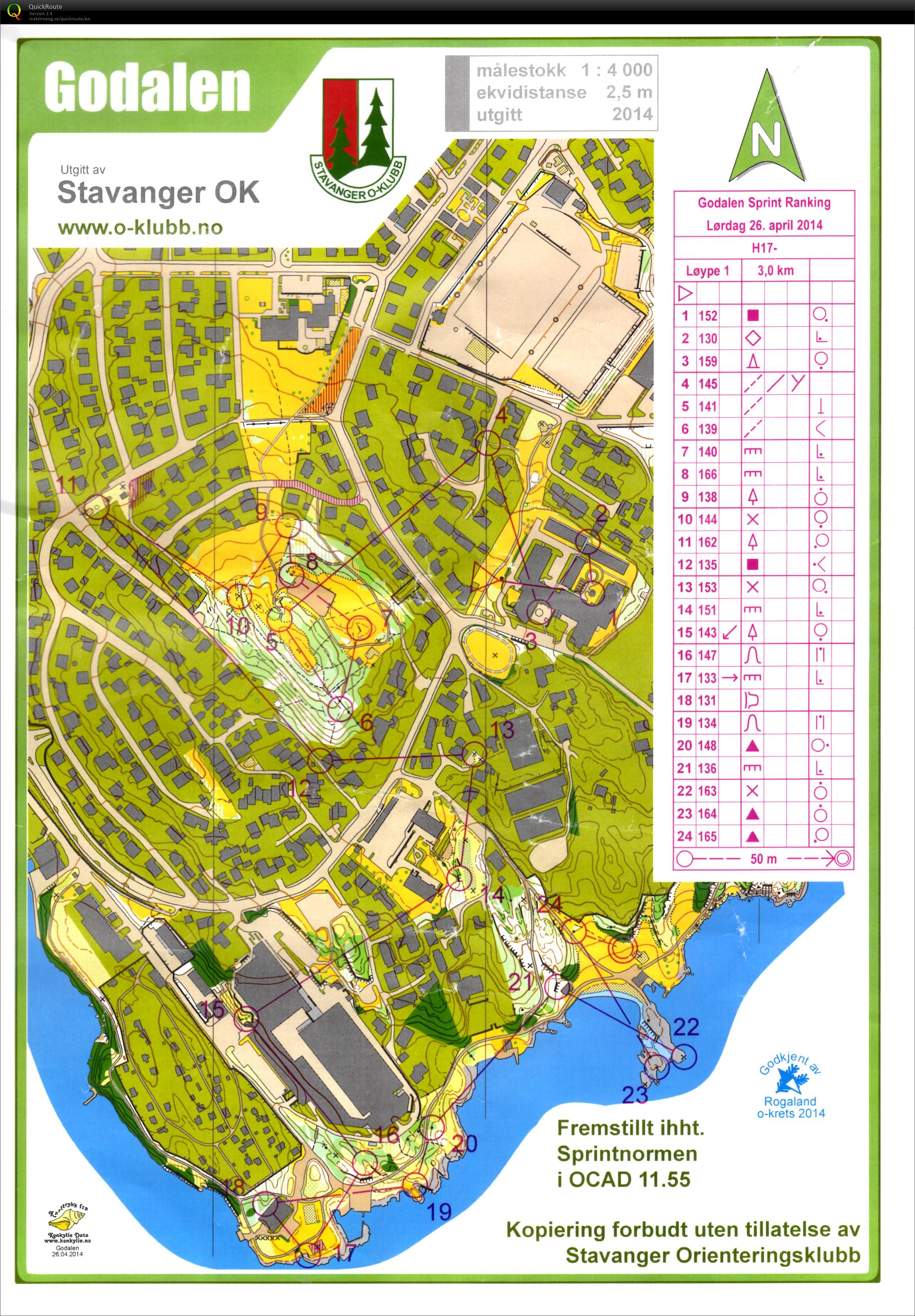 Rogalandsranking 1 (26-04-2014)