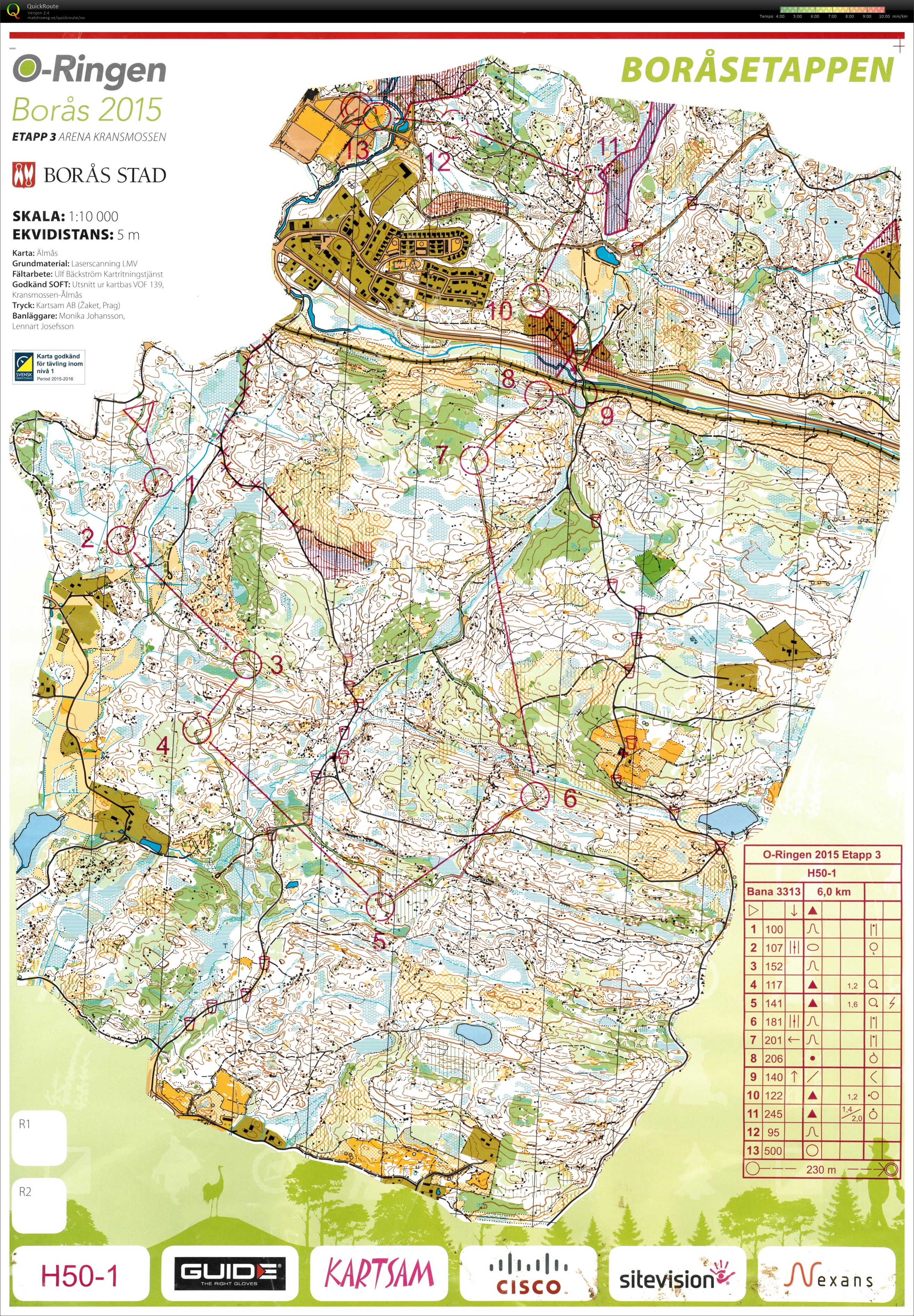O-ringen Borås E3 (22.07.2015)