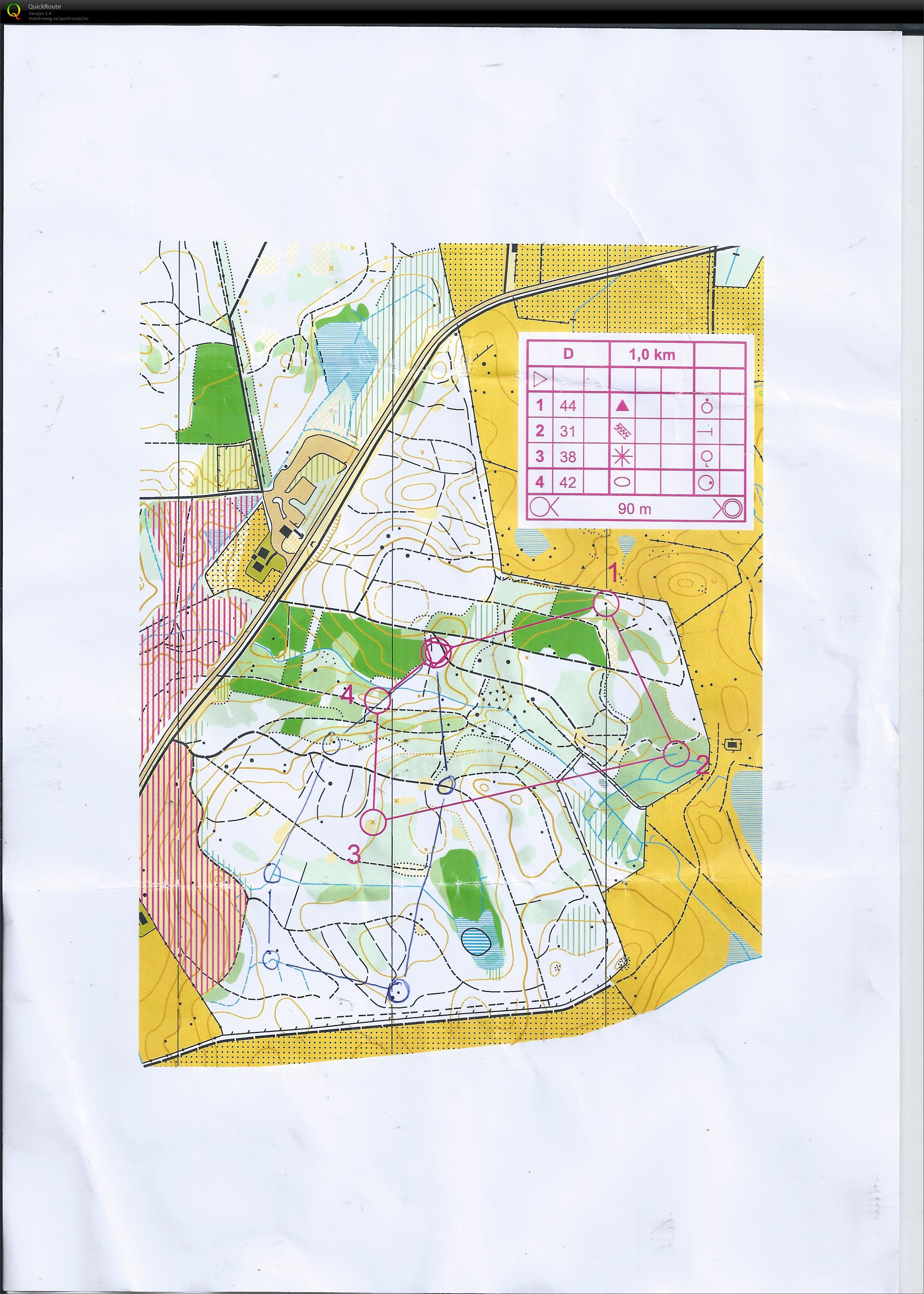 Tomannsstafett Løype E (29.07.2015)