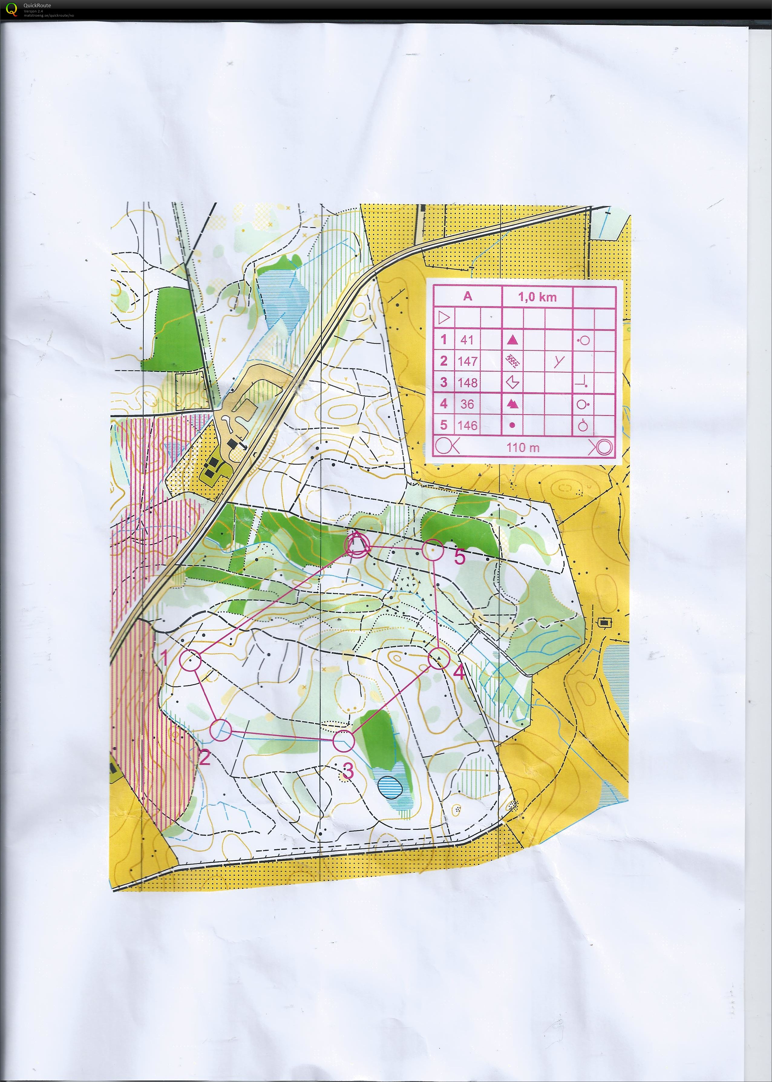 Tomannsstafett Løype A (2015-07-29)