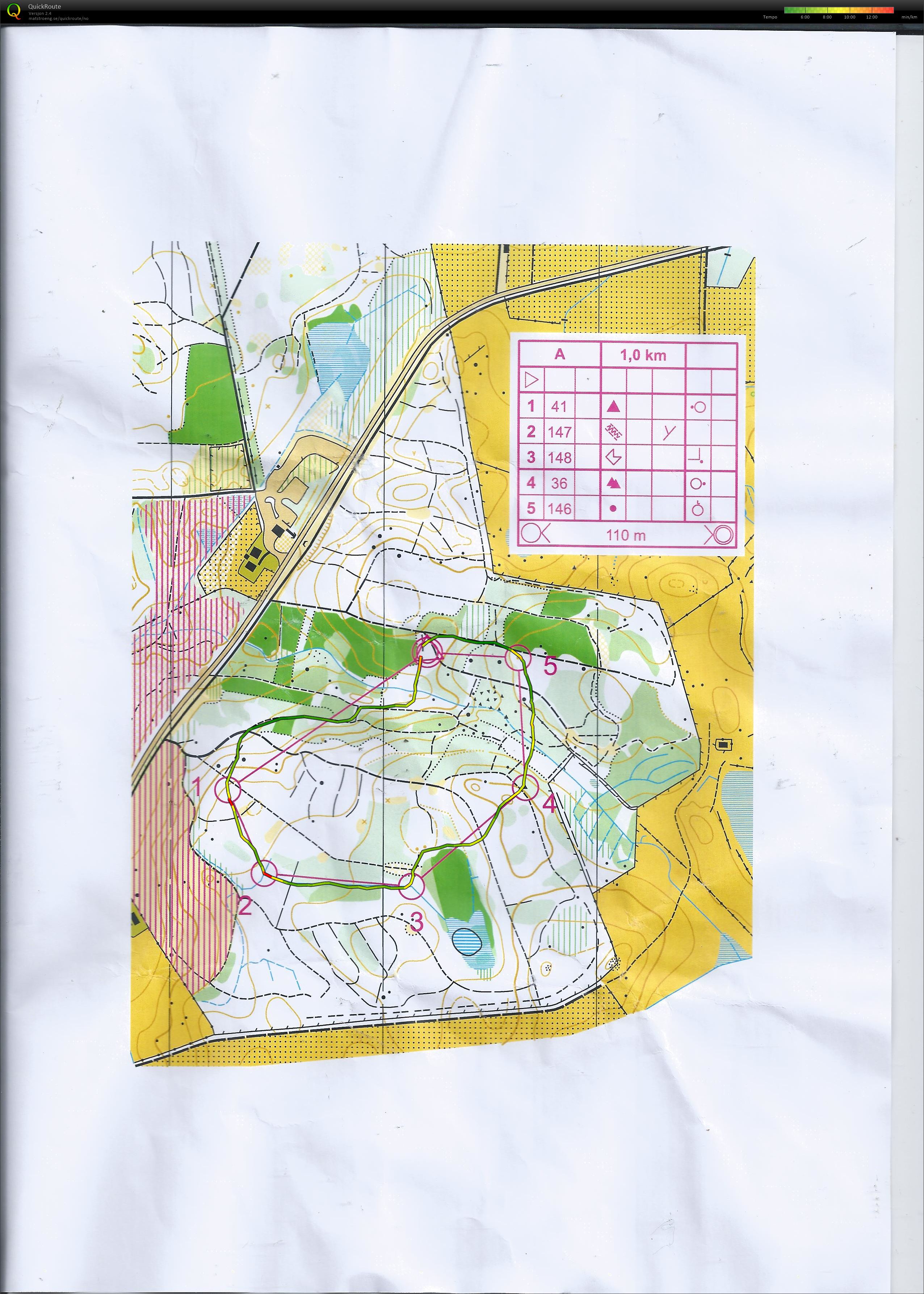 Tomannsstafett Løype A (2015-07-29)