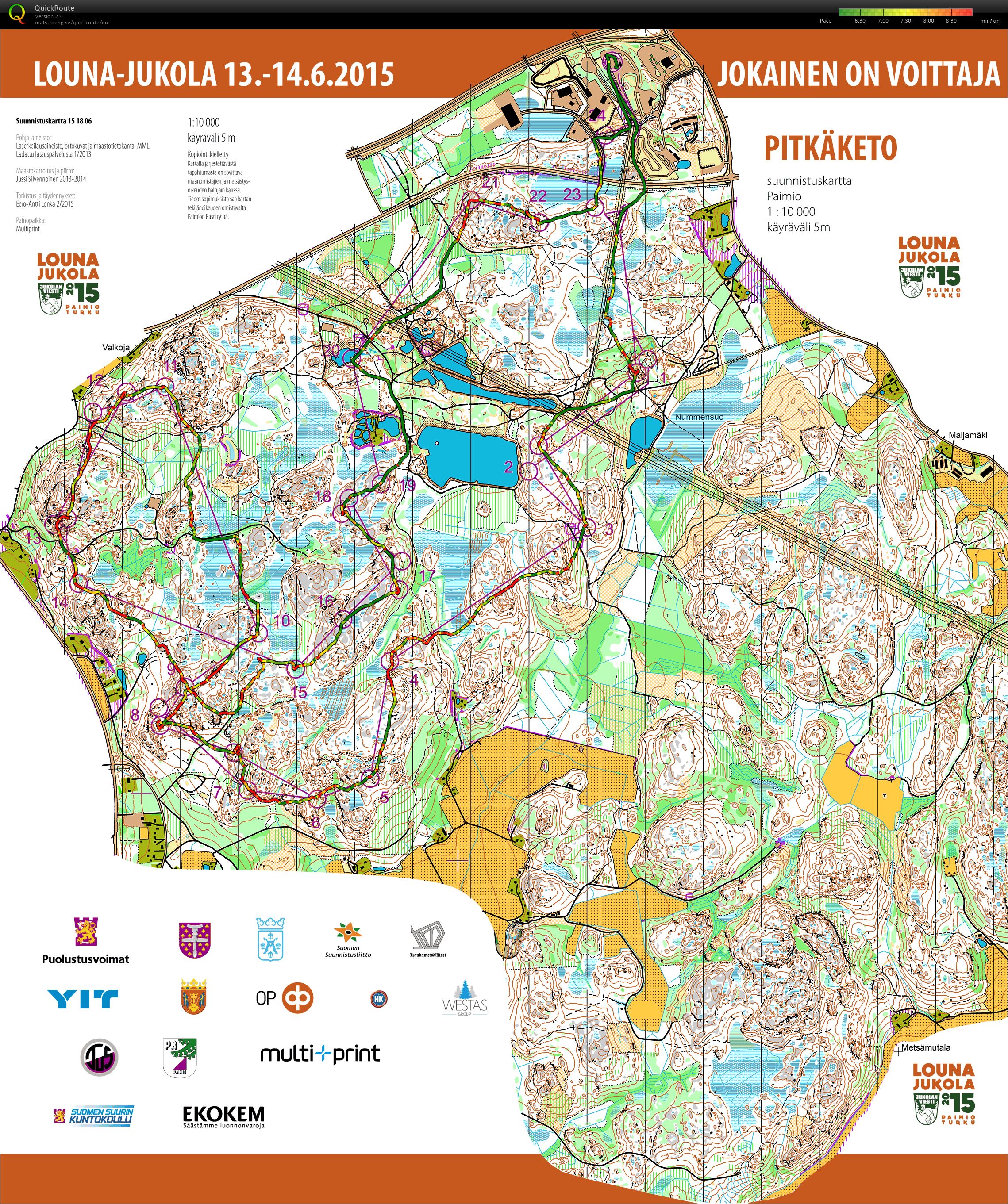 Jukola, Etappe 6 (14.06.2015)