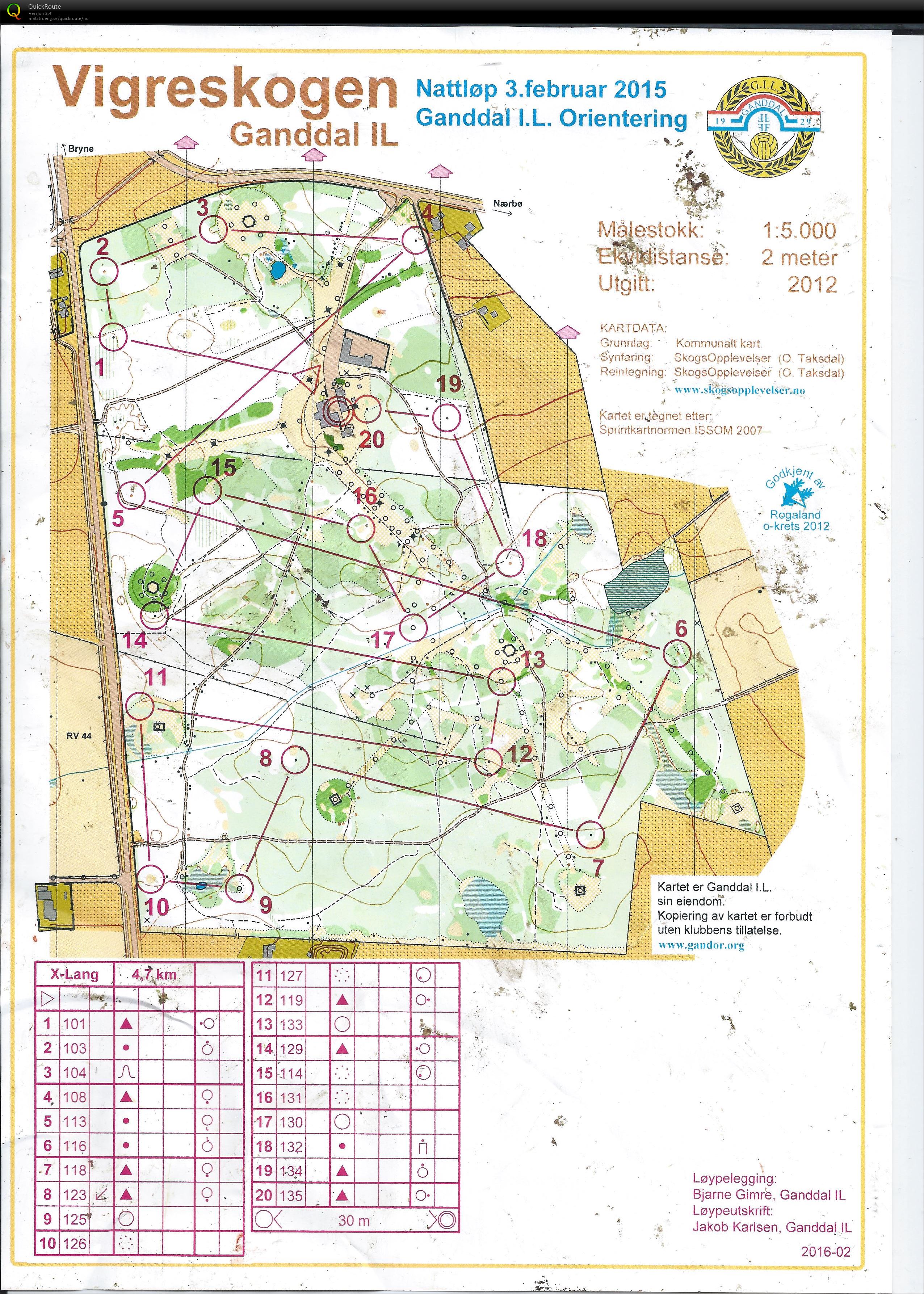 Nattløp ROK Sør løp 6 (03-02-2016)