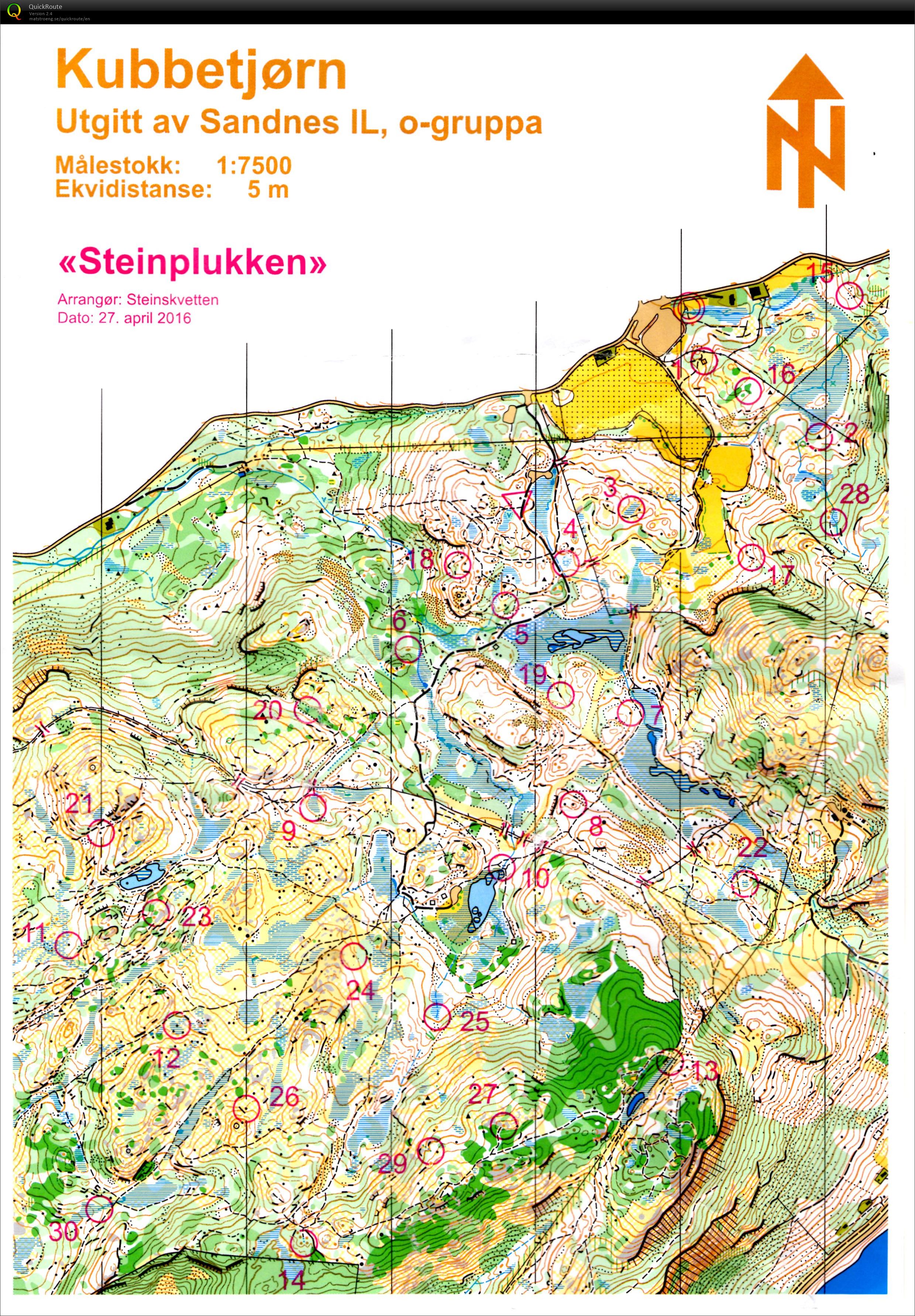 Bedriftsløp 4 - Steinplukken (27/04/2016)