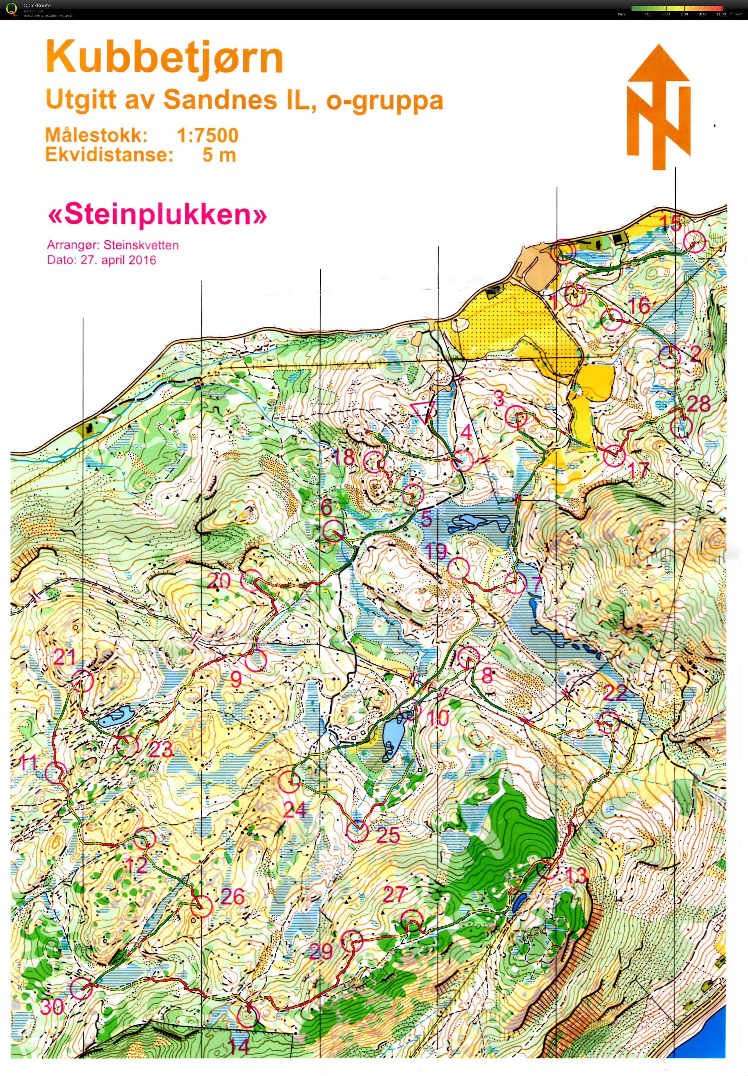 Bedriftsløp 4 - Steinplukken (27/04/2016)