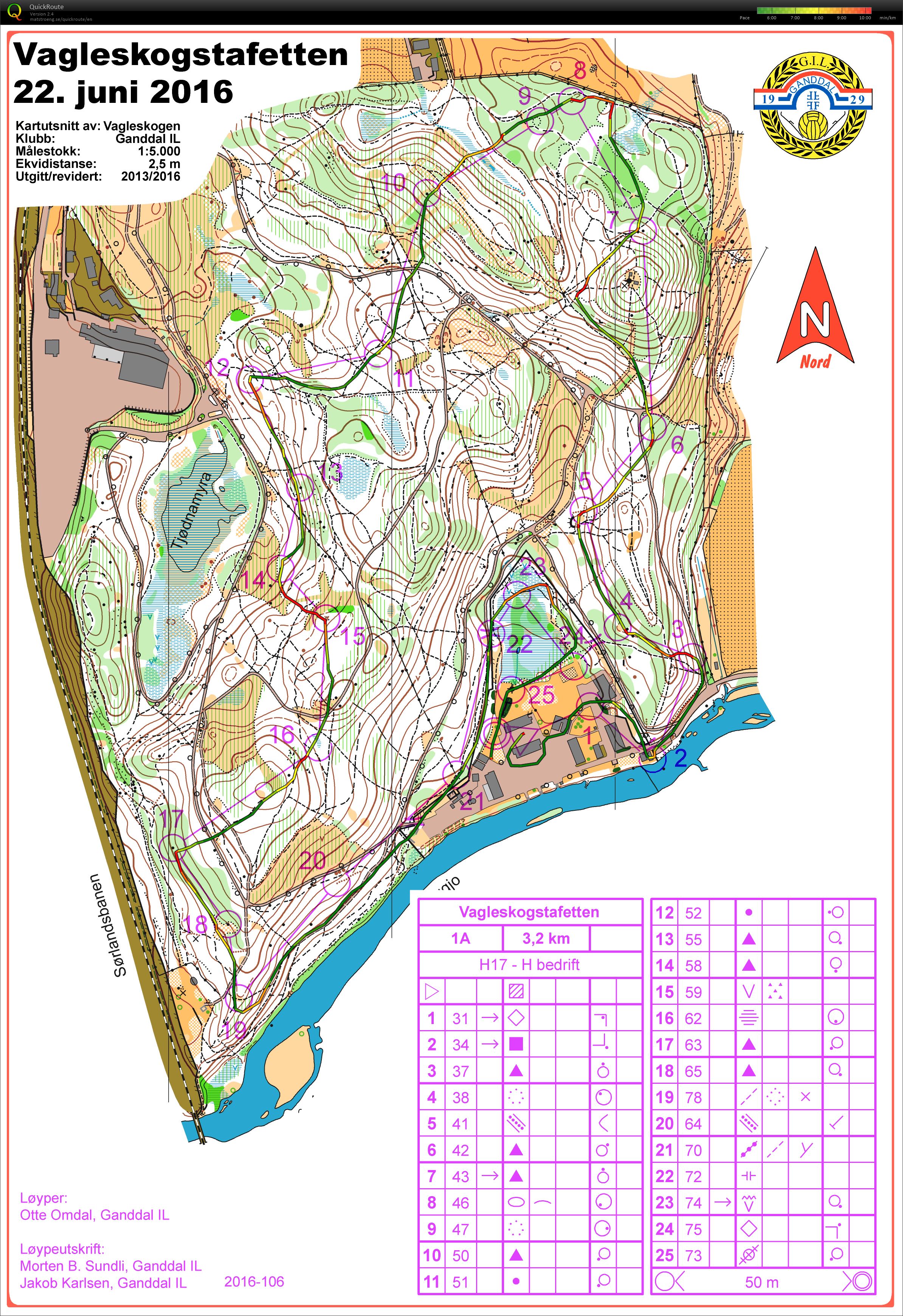 Vagleskogstafetten - Etappe 1 (22.06.2016)