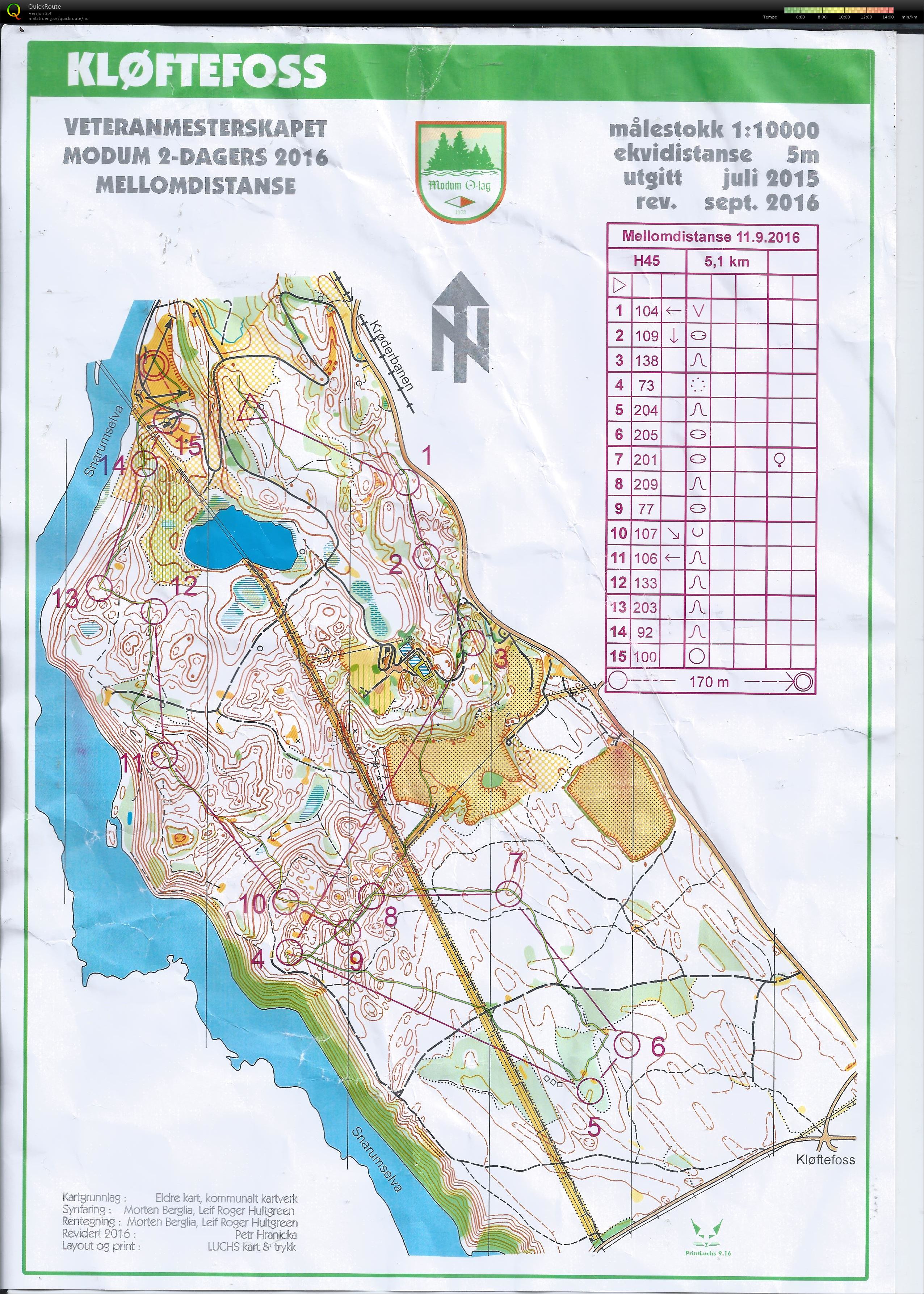 Veteranmesterskapet mellom H45 (11.09.2016)