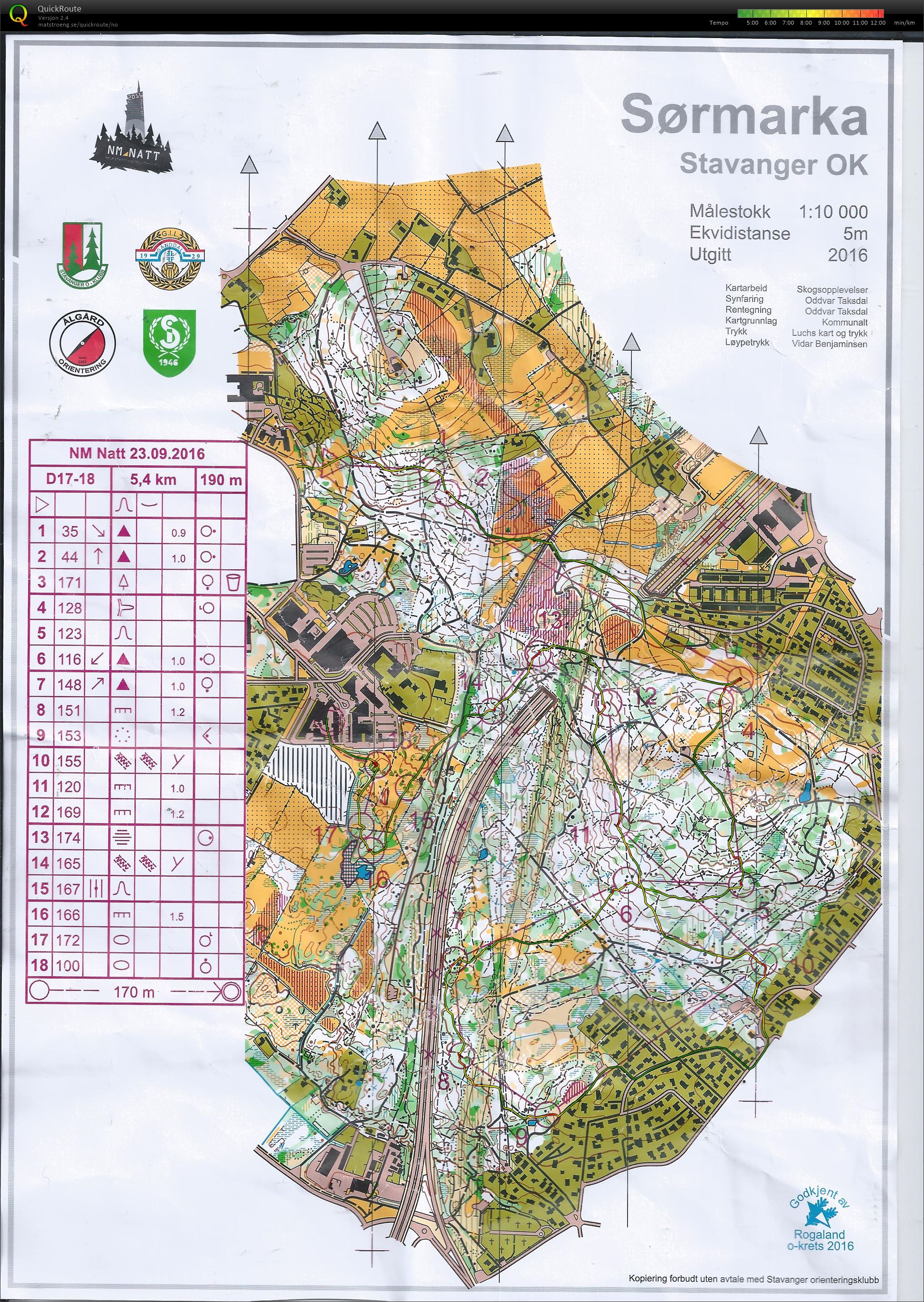NM Natt D17-18 prøveløper (23.09.2016)