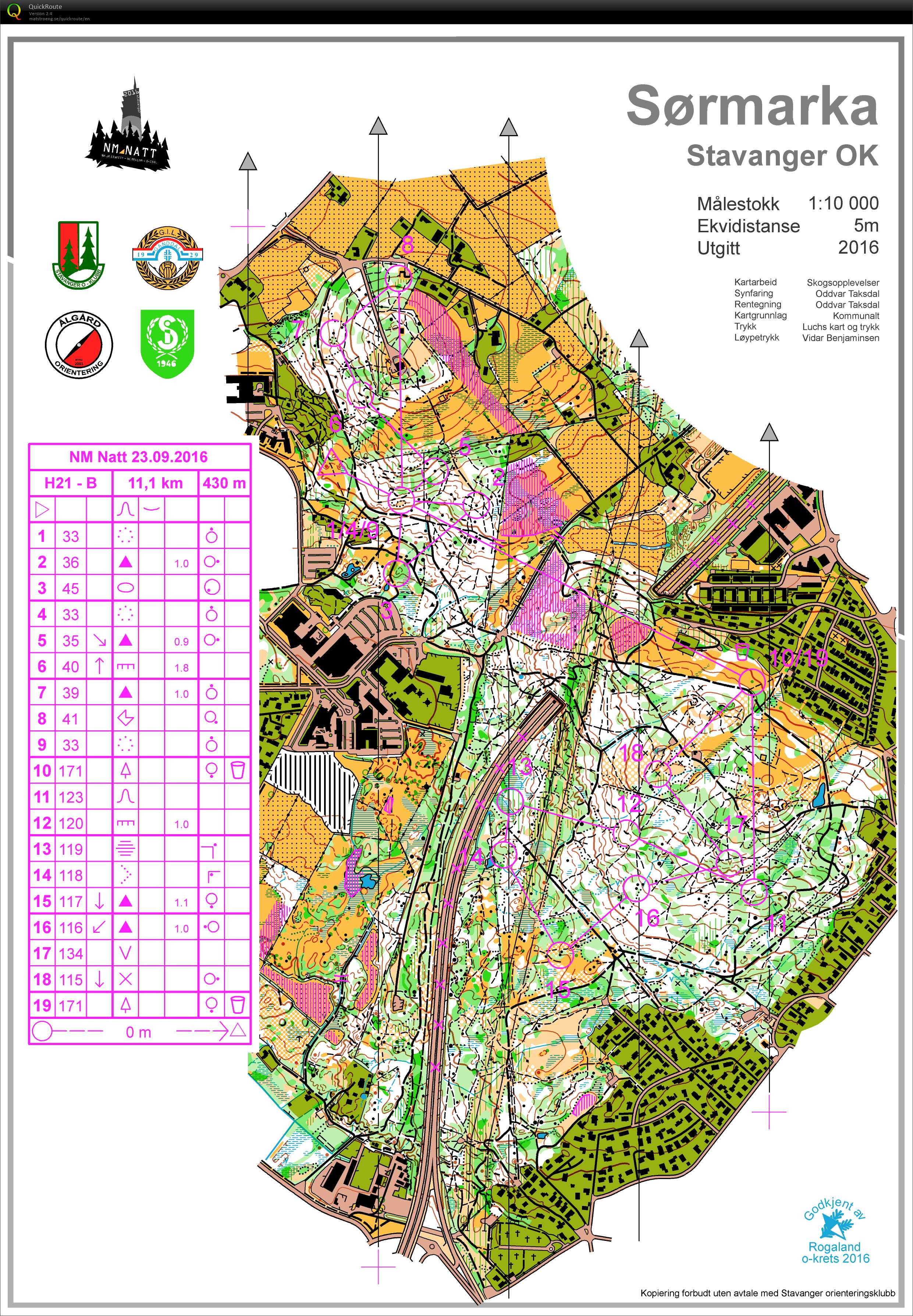 NM Natt H21 Prøveløper - Del 1 (23-09-2016)