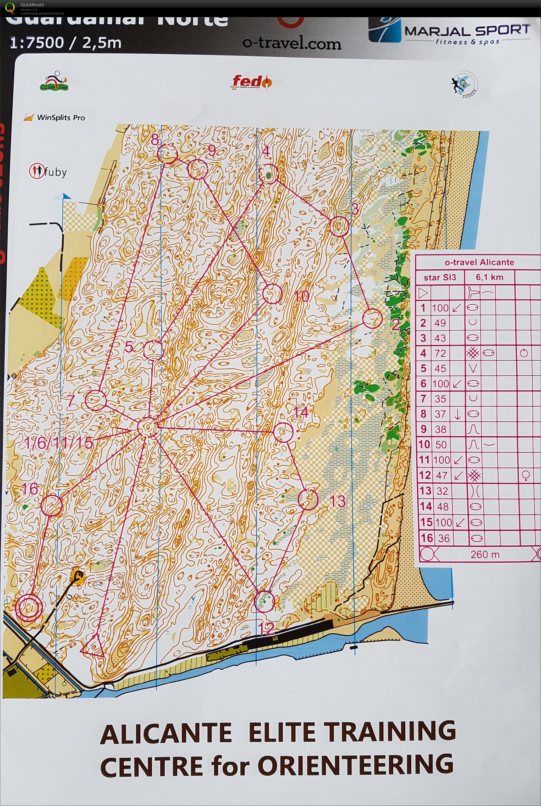 Spania økt 12, mellomdistanse hardøkt (04.03.2017)